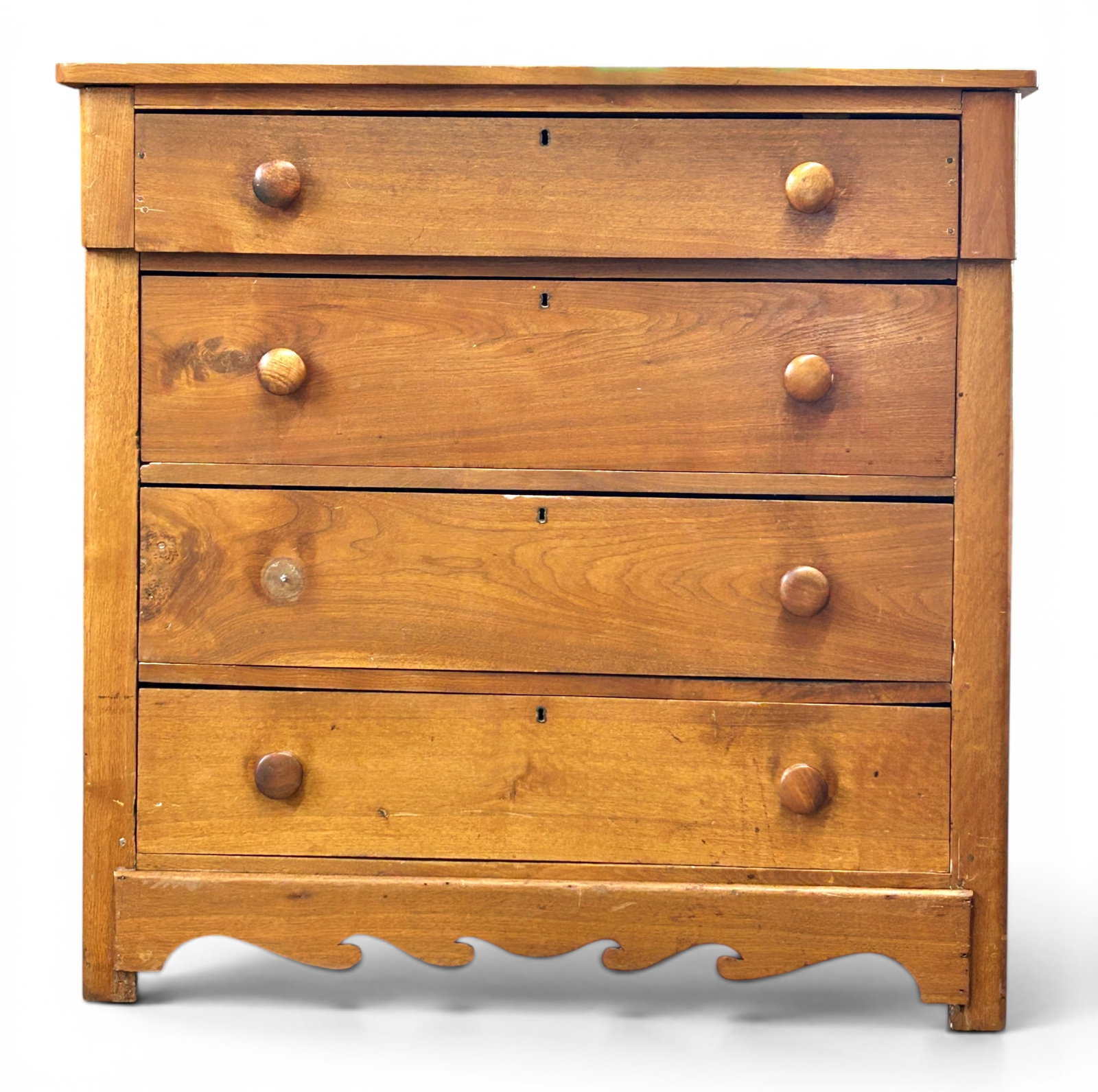 Primitive Pine Four-Drawer Chest. - 2