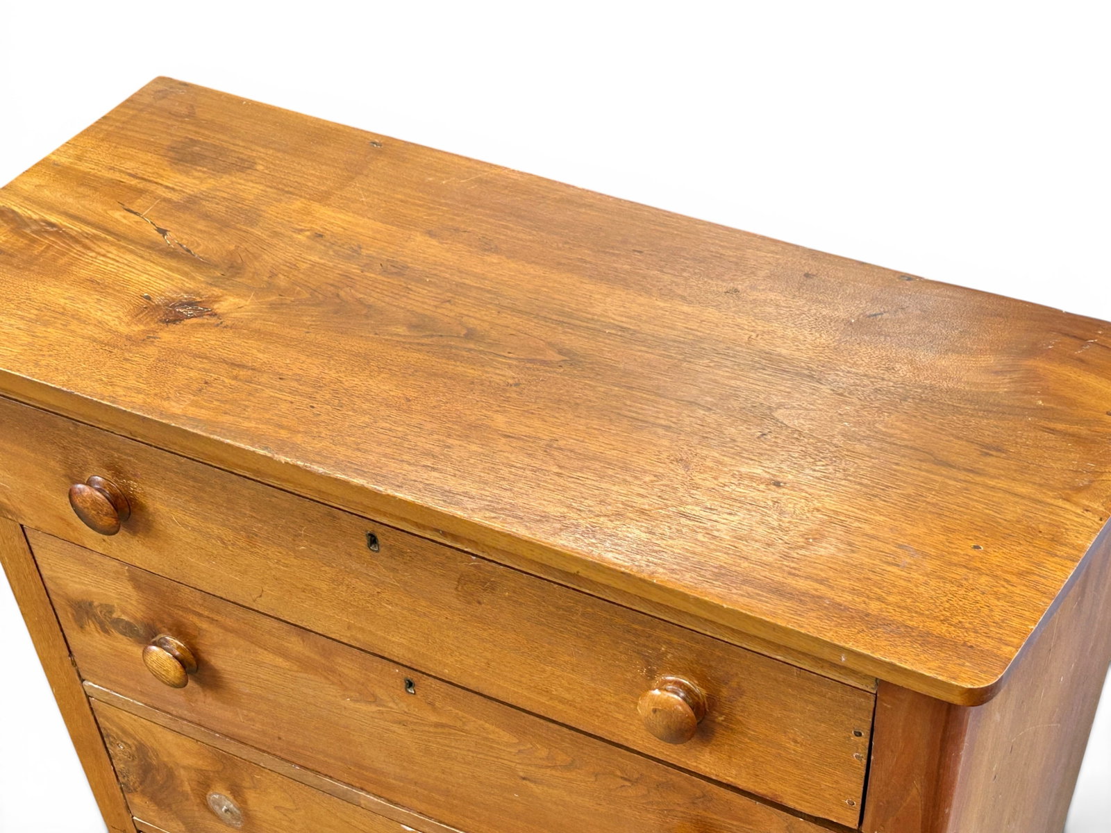 Primitive Pine Four-Drawer Chest. - 3