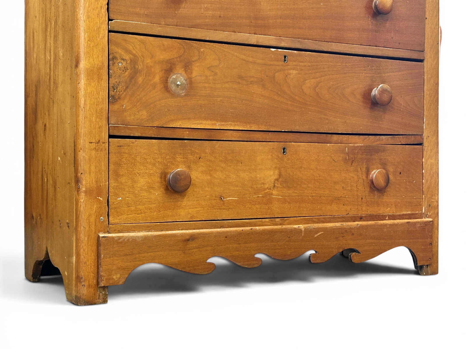 Primitive Pine Four-Drawer Chest. - 4