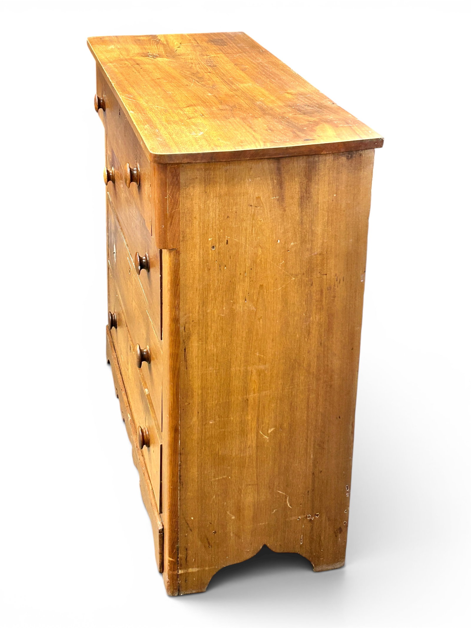 Primitive Pine Four-Drawer Chest. - 5