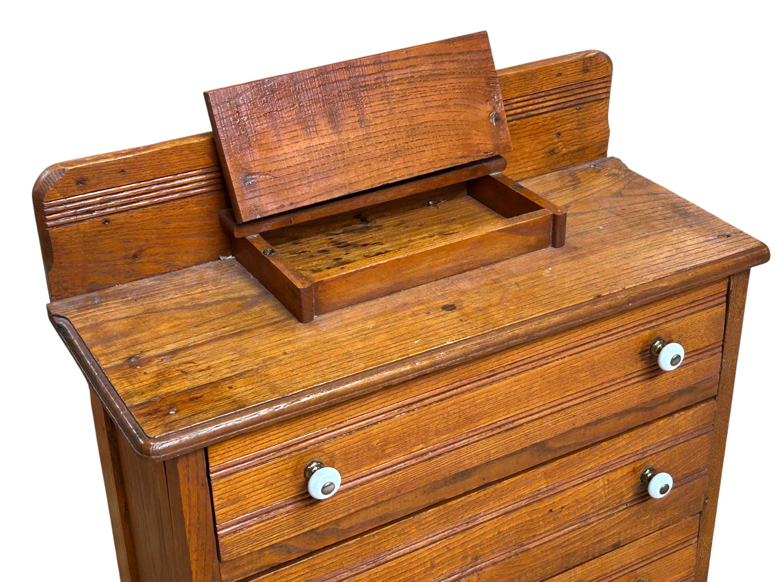 Victorian Miniature Apprentice Table Top Chest - 4