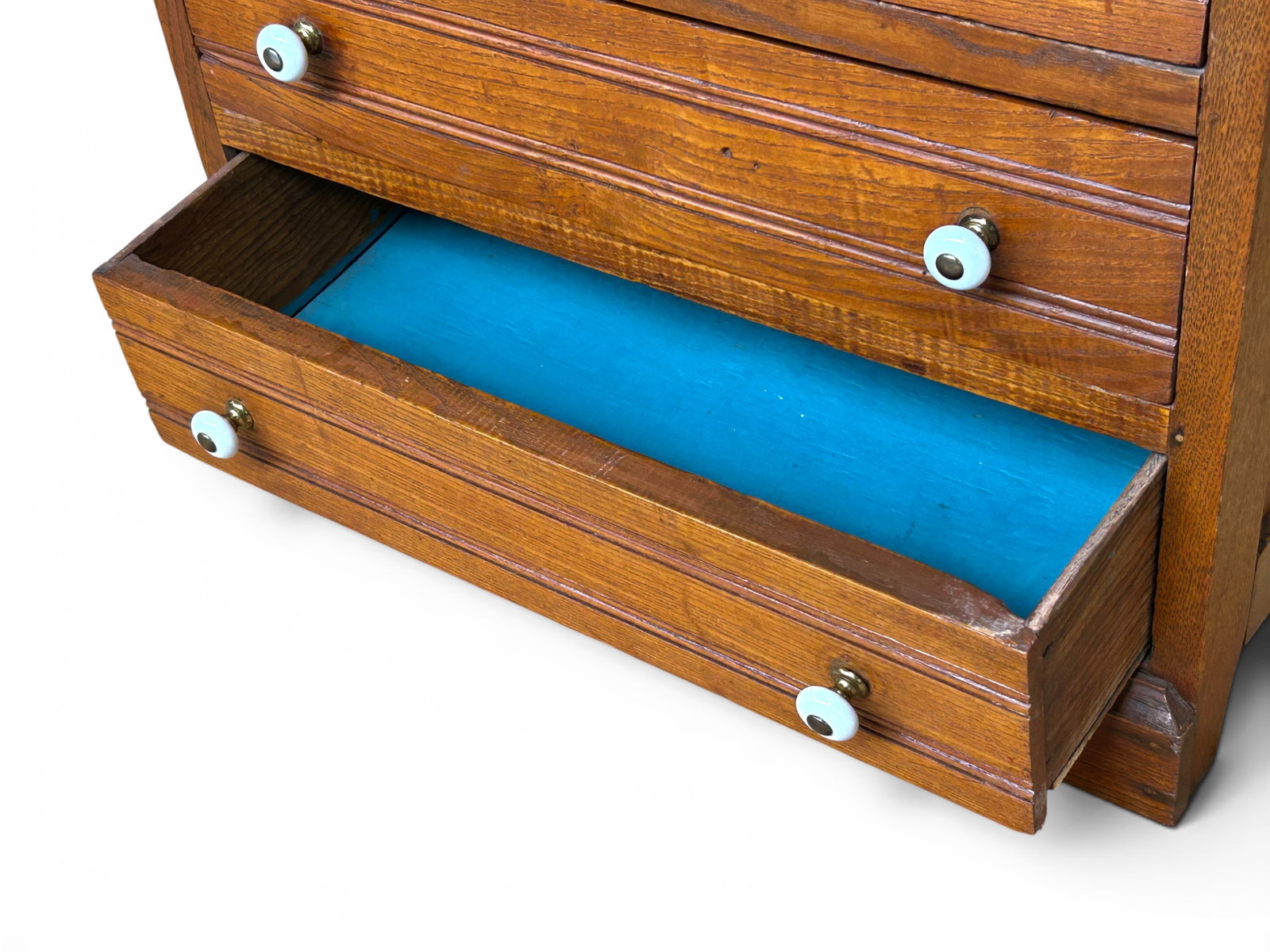 Victorian Miniature Apprentice Table Top Chest - 7