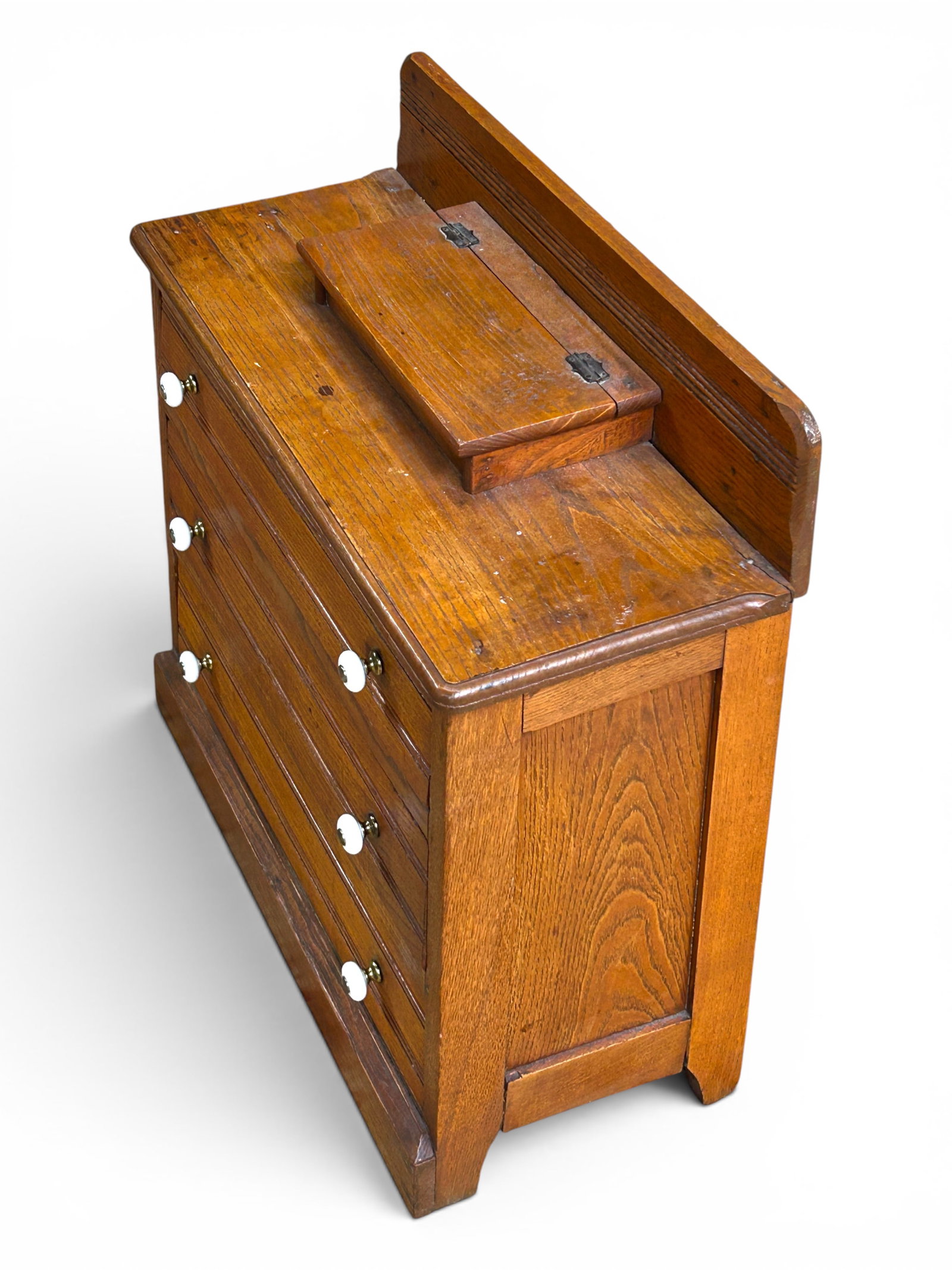 Victorian Miniature Apprentice Table Top Chest - 8