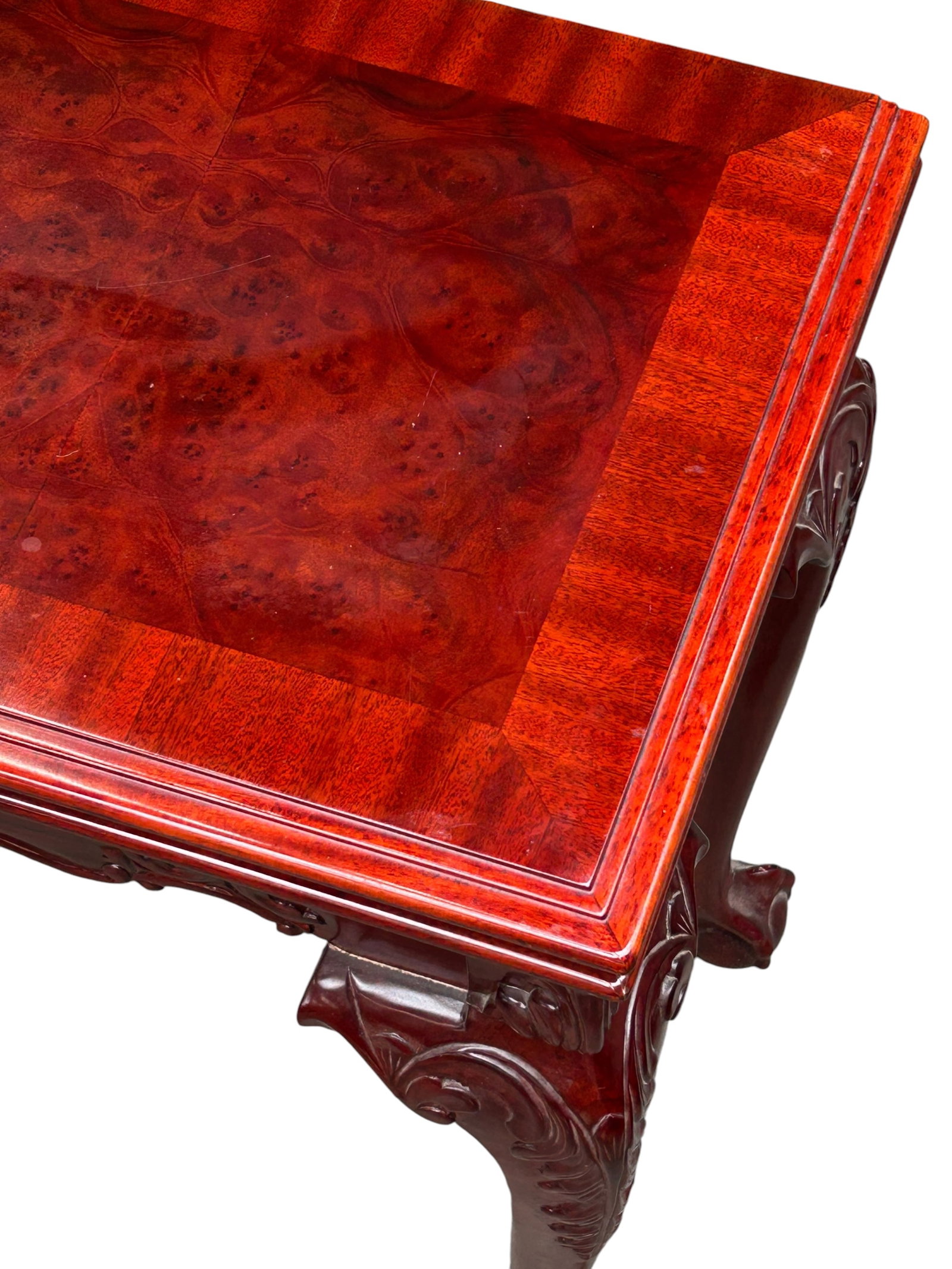 Chippendale Flip Top Game Table. - 4