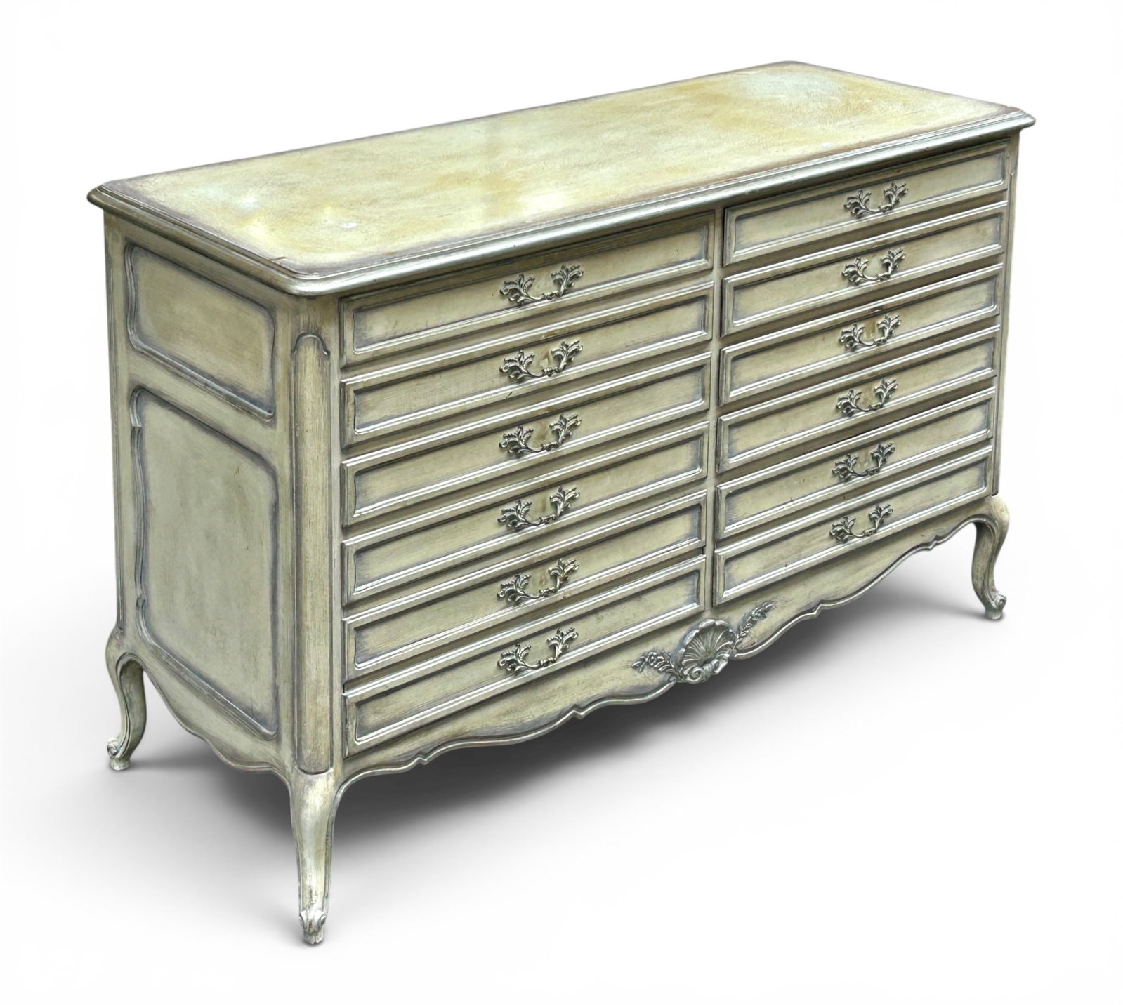 French Provincial Wide Lingerie or Jewelry Chest. (1 of 16)