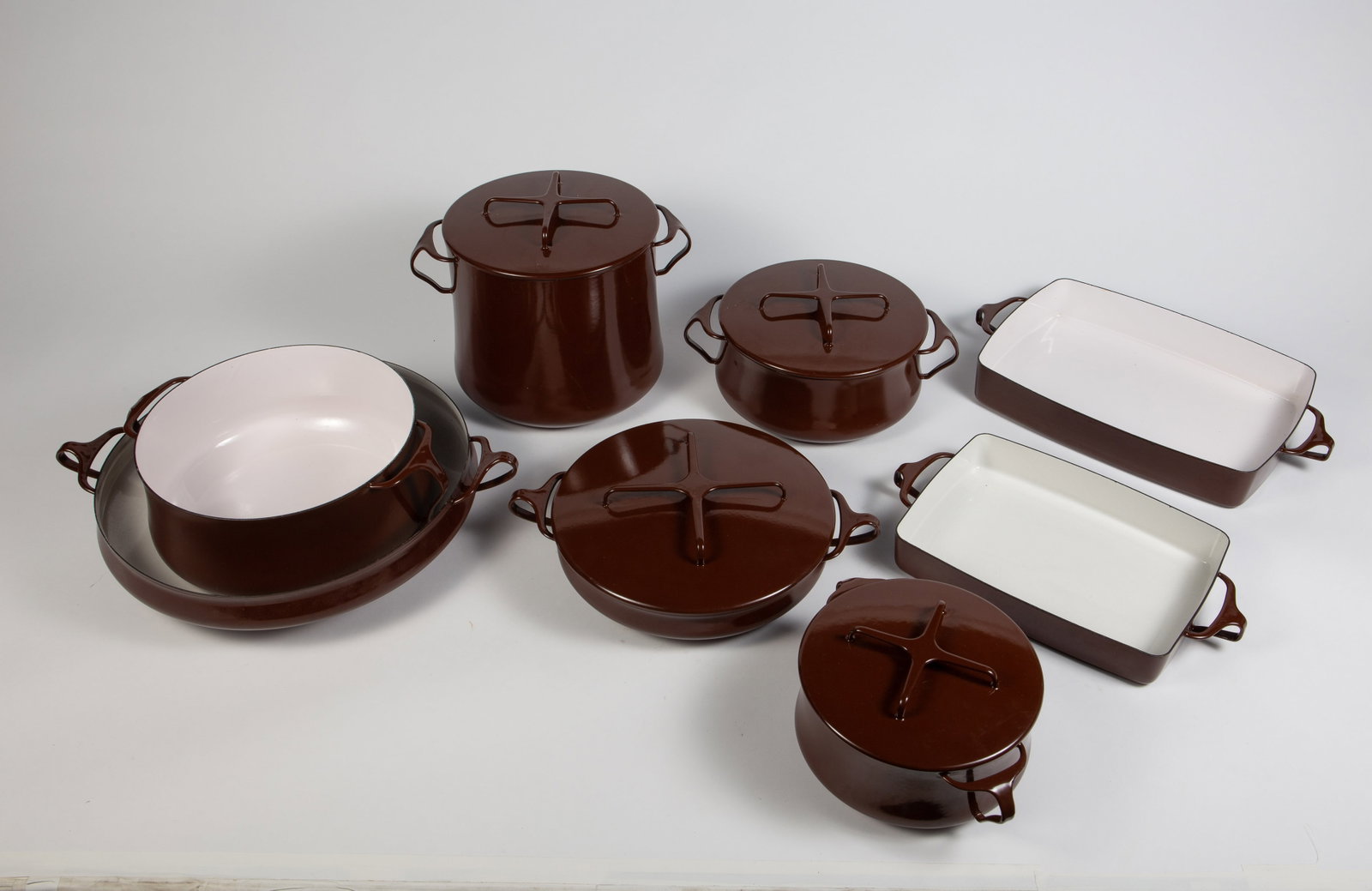 Dansk Kobenstyle Brown 9 Piece Cookware Set. (1 of 9)