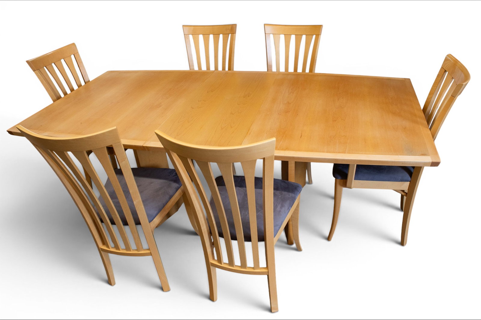 Italian A. Sibau Dining Chairs & Unsigned Table. (1 of 3)