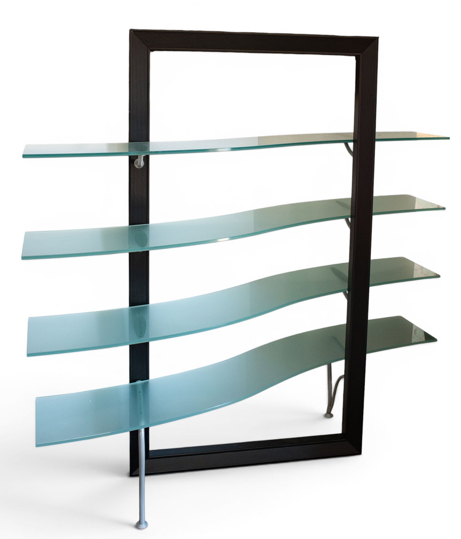 Apt Deco Italian Glass Wall Unit. (1 of 1)