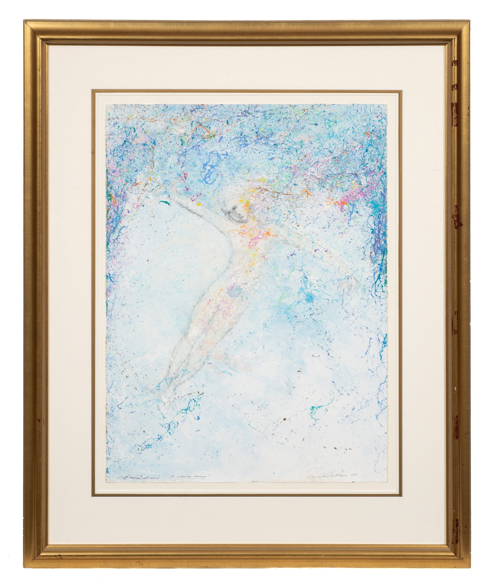 Dancing Harmony, Signed Mixed Media Painting. (1 of 6)