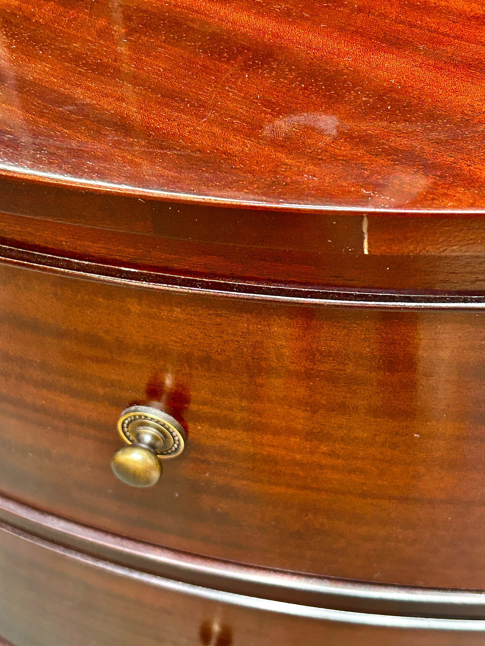 Baker "Jefferson" Demilune Commode, Pheasant. - 16