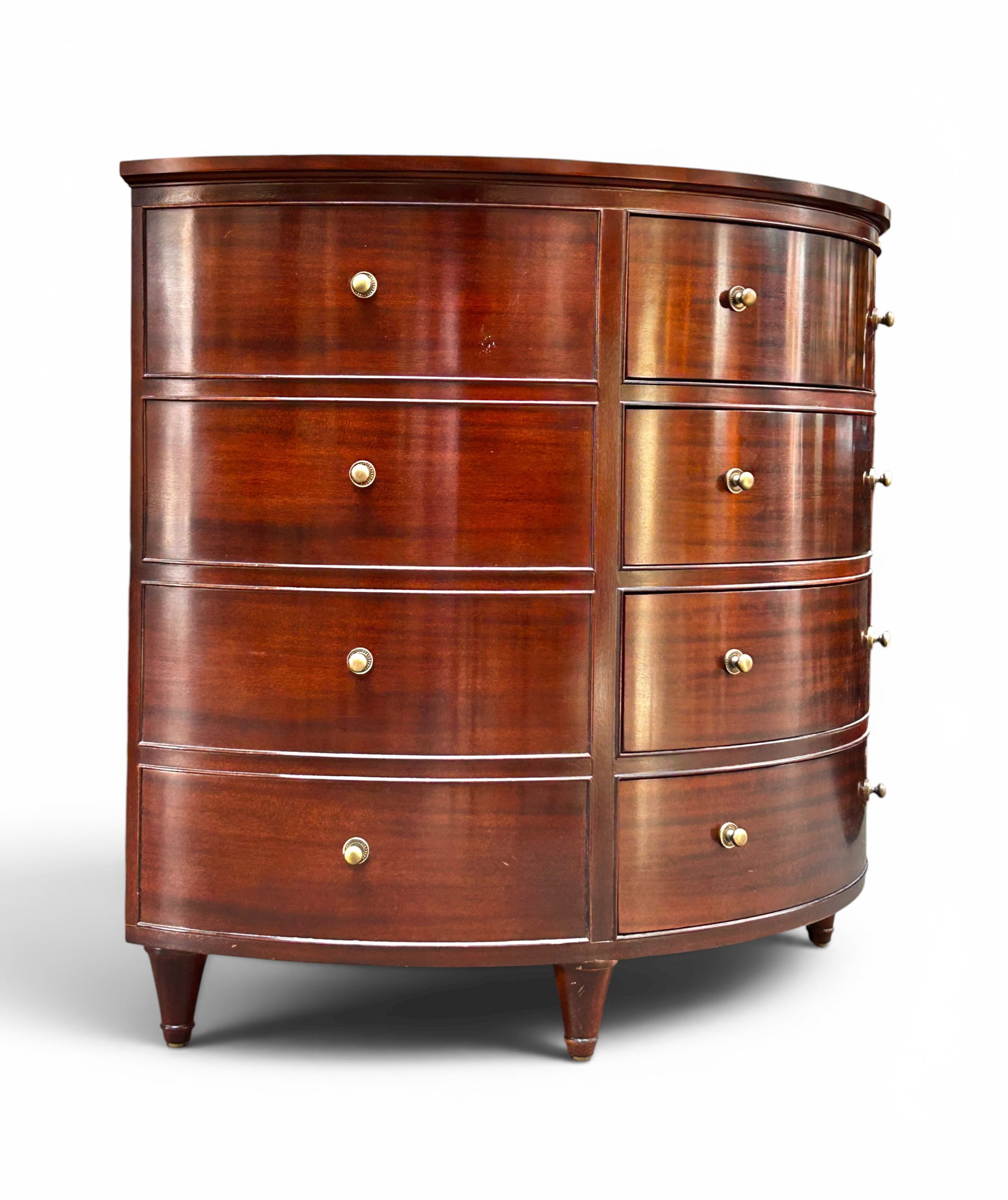 Baker "Jefferson" Demilune Commode, Pheasant. - 3
