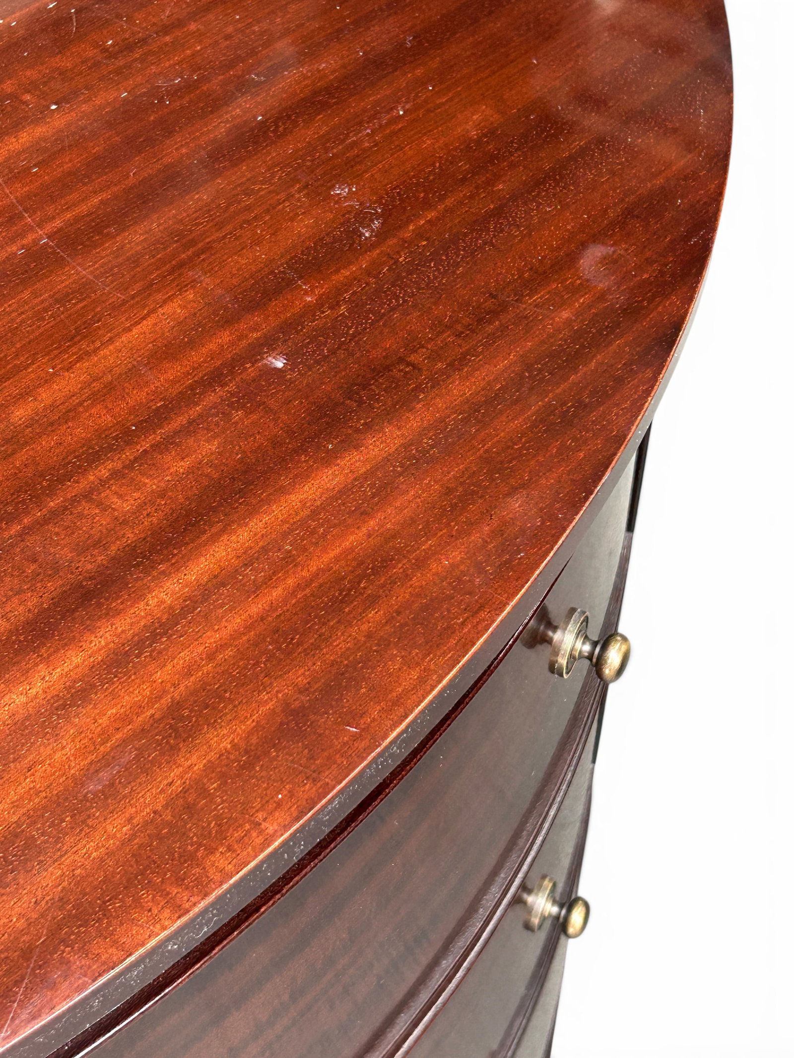 Baker "Jefferson" Demilune Commode, Pheasant. - 5
