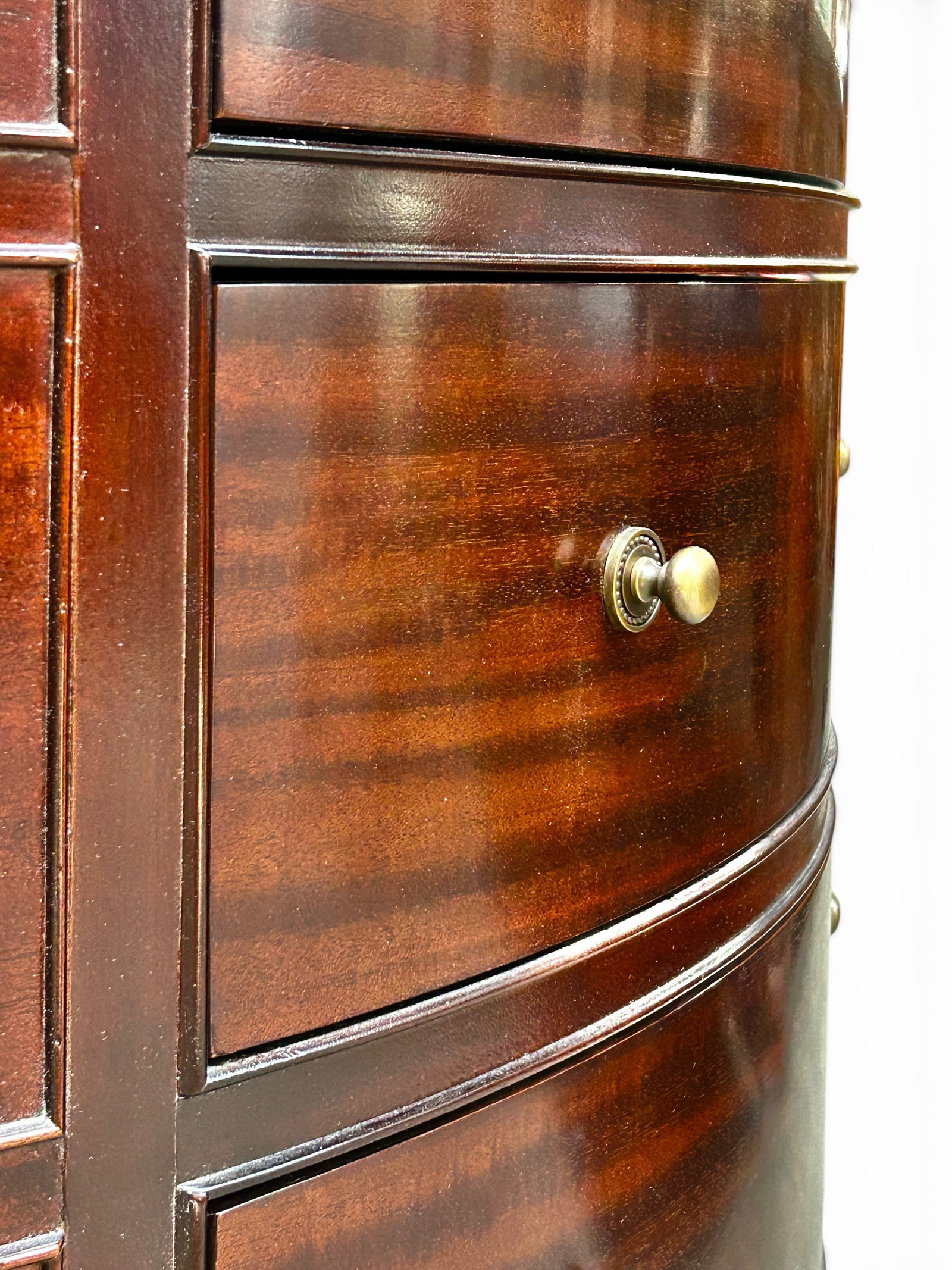 Baker "Jefferson" Demilune Commode, Pheasant. - 6