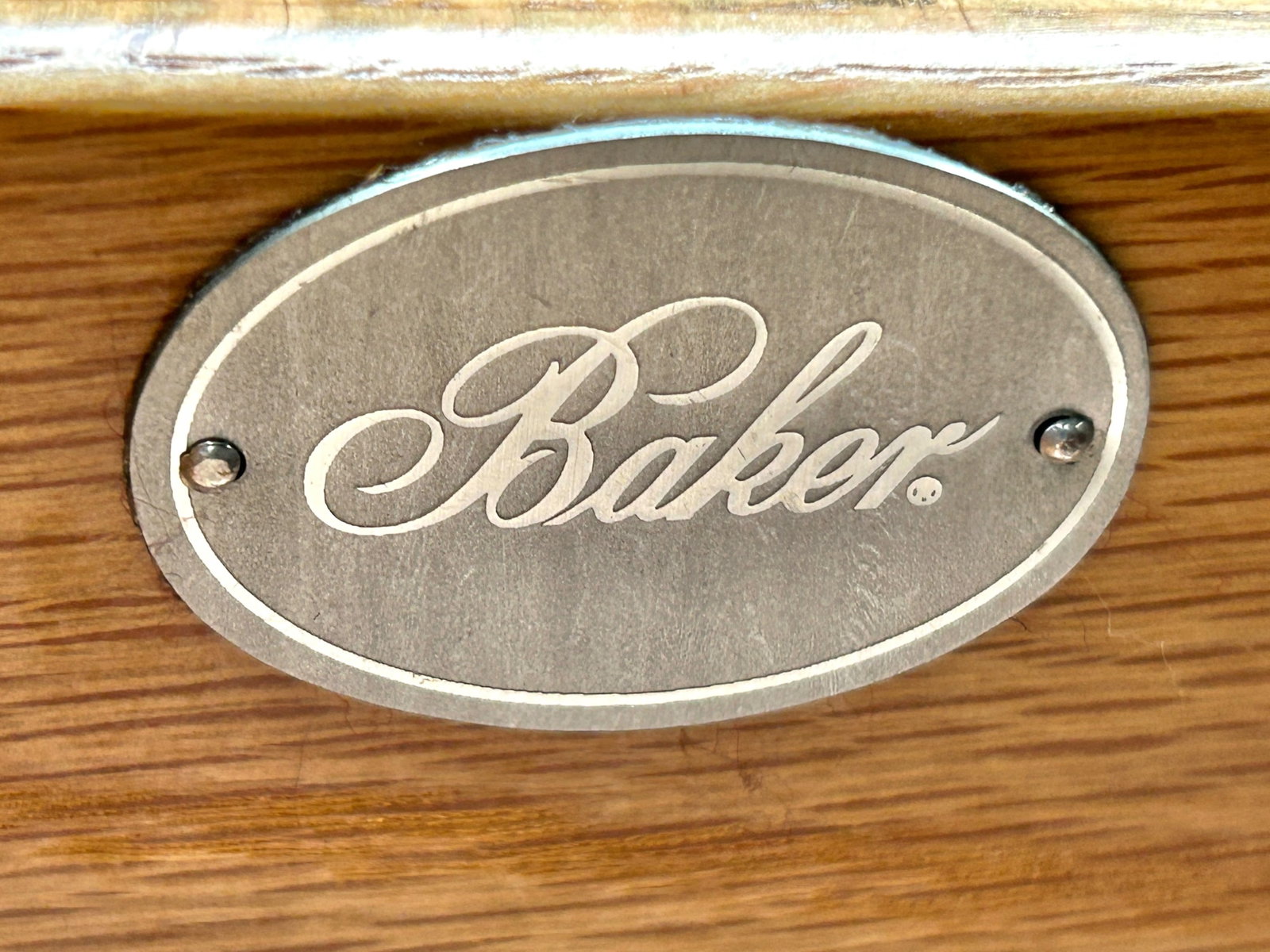 Baker "Jefferson" Demilune Commode, Pheasant. - 7