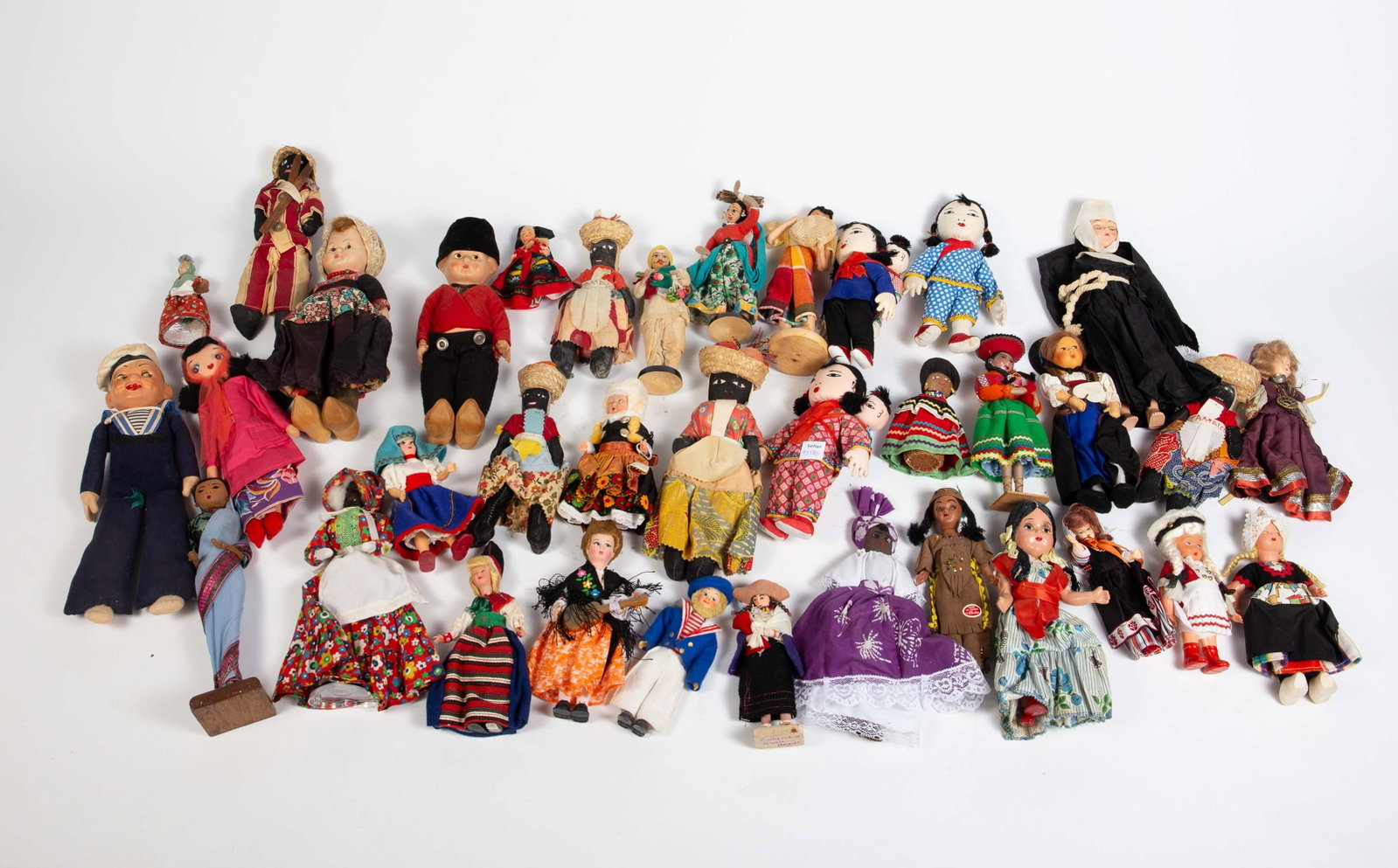 Lot of Vintage Dolls- Italy, Jamaica, Switzerland. (1 of 15)