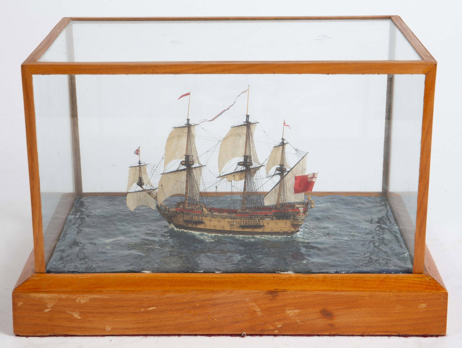 English Model Ship Diorama. (1 of 4)