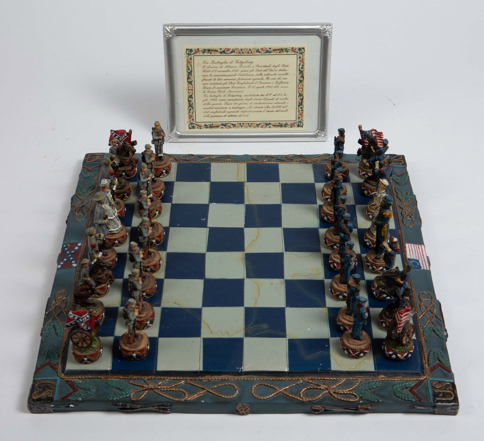 U.S. Civil War Battle of Gettysburg Chess Set. (1 of 6)