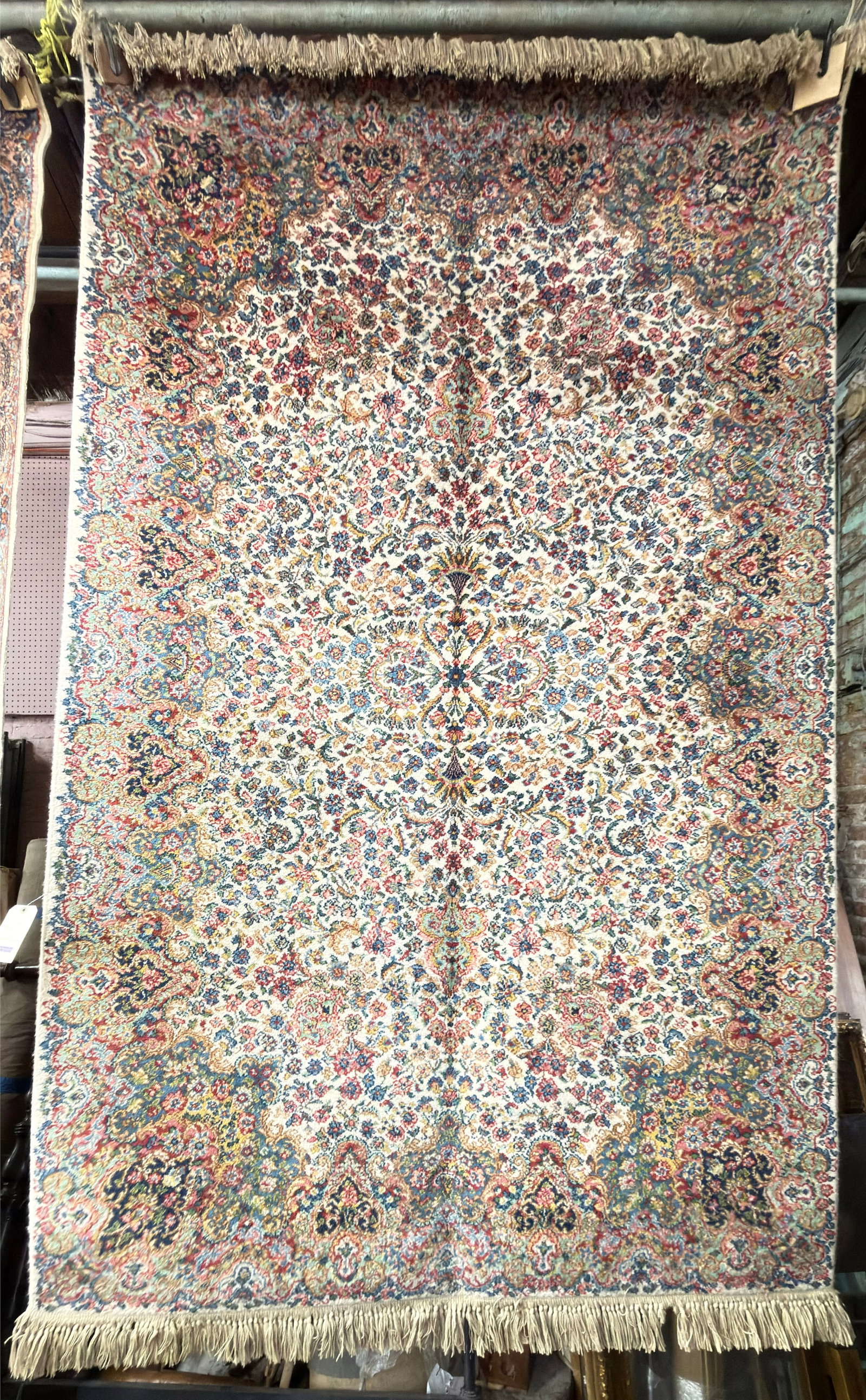 5' 9" x 9' Karastan Floral Kirman Rug. (1 of 3)