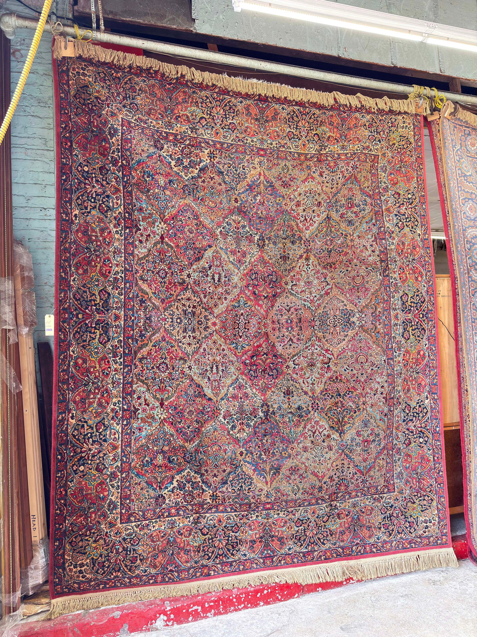 Appx. 8' 8" x 10' 6" Karastan Kirman Panel Rug. (1 of 3)