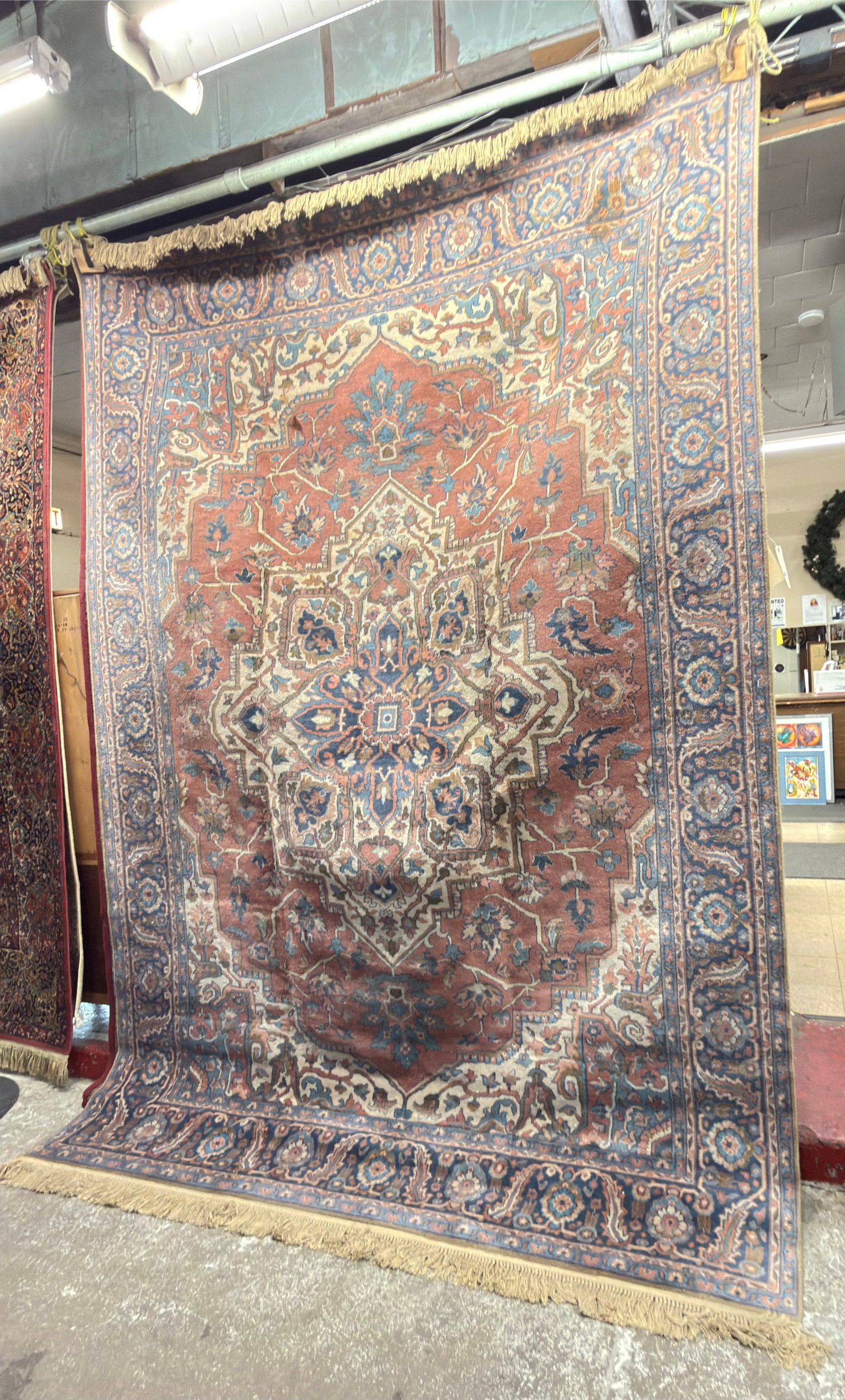Appx. 8' 8" x 12' Karastan Serapi Pattern Rug. (1 of 2)