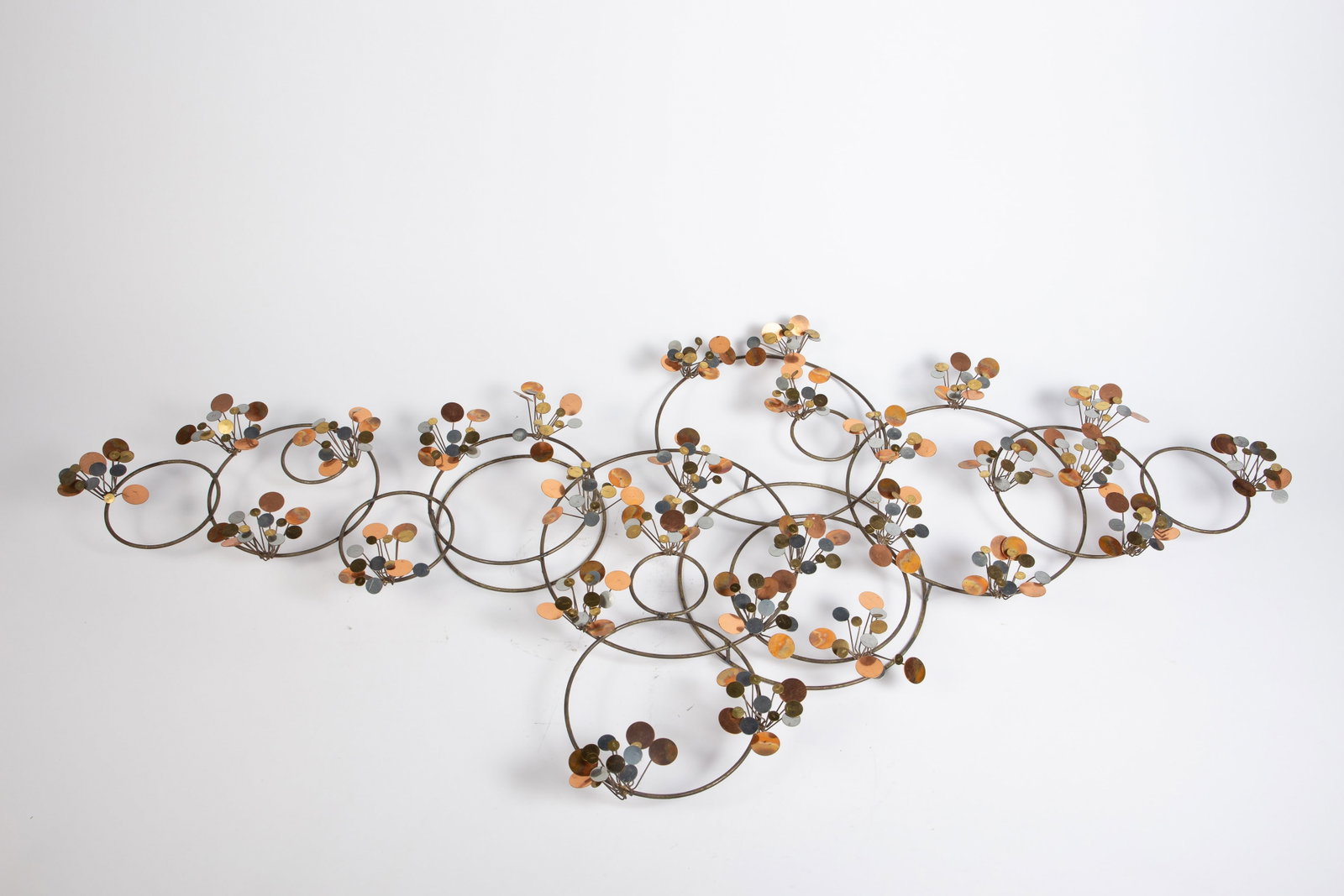 Curtis Jere Signed "Raindrops" Wall Sculpture. (1 of 4)