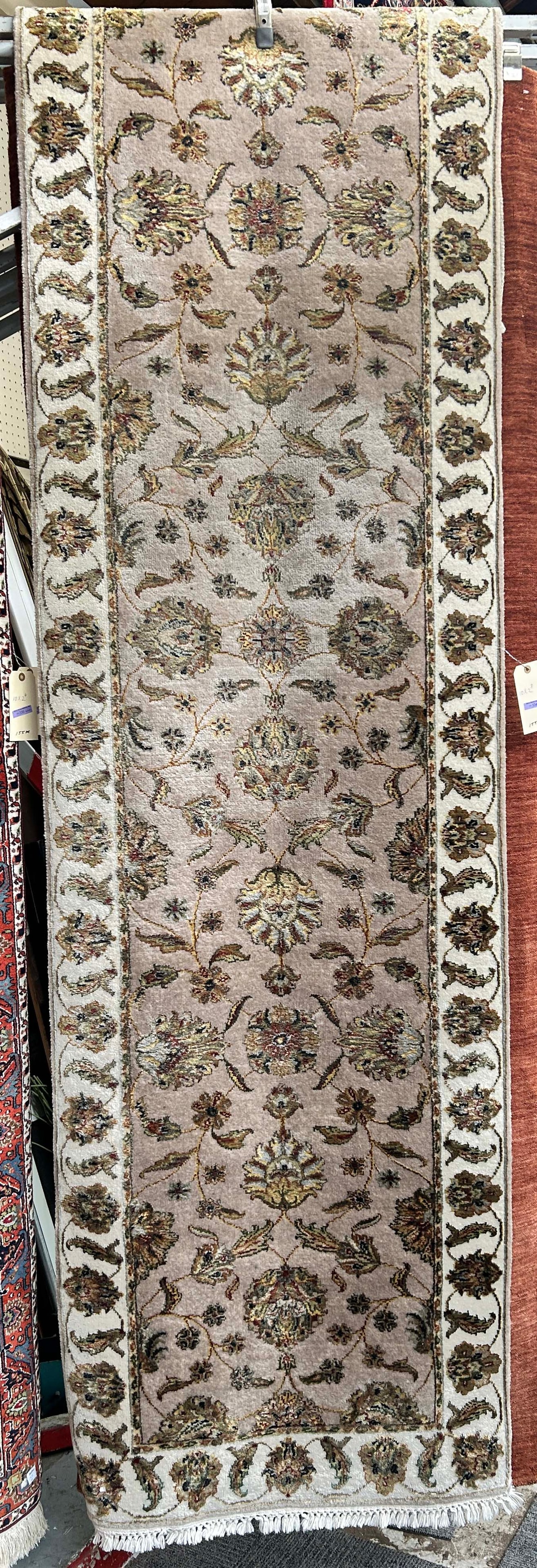 2' 8" x 10' Persian Style Hand-Knotted Runner Rug. (1 of 4)