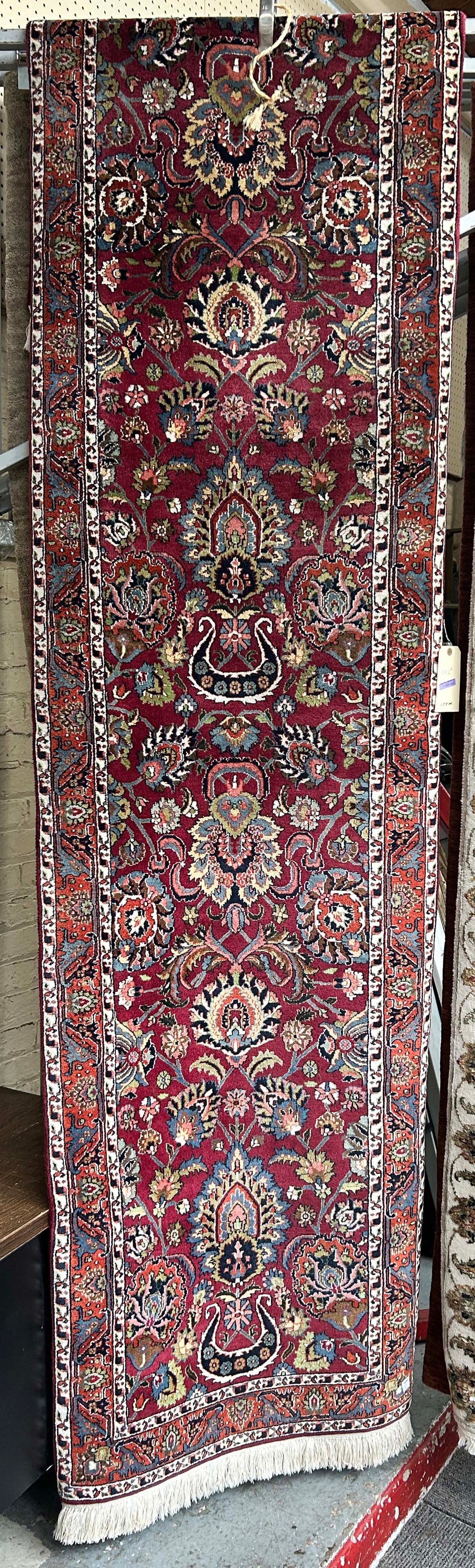 2' 6" x 10' Fine Persian Hand-Knotted Runner Rug. (1 of 3)
