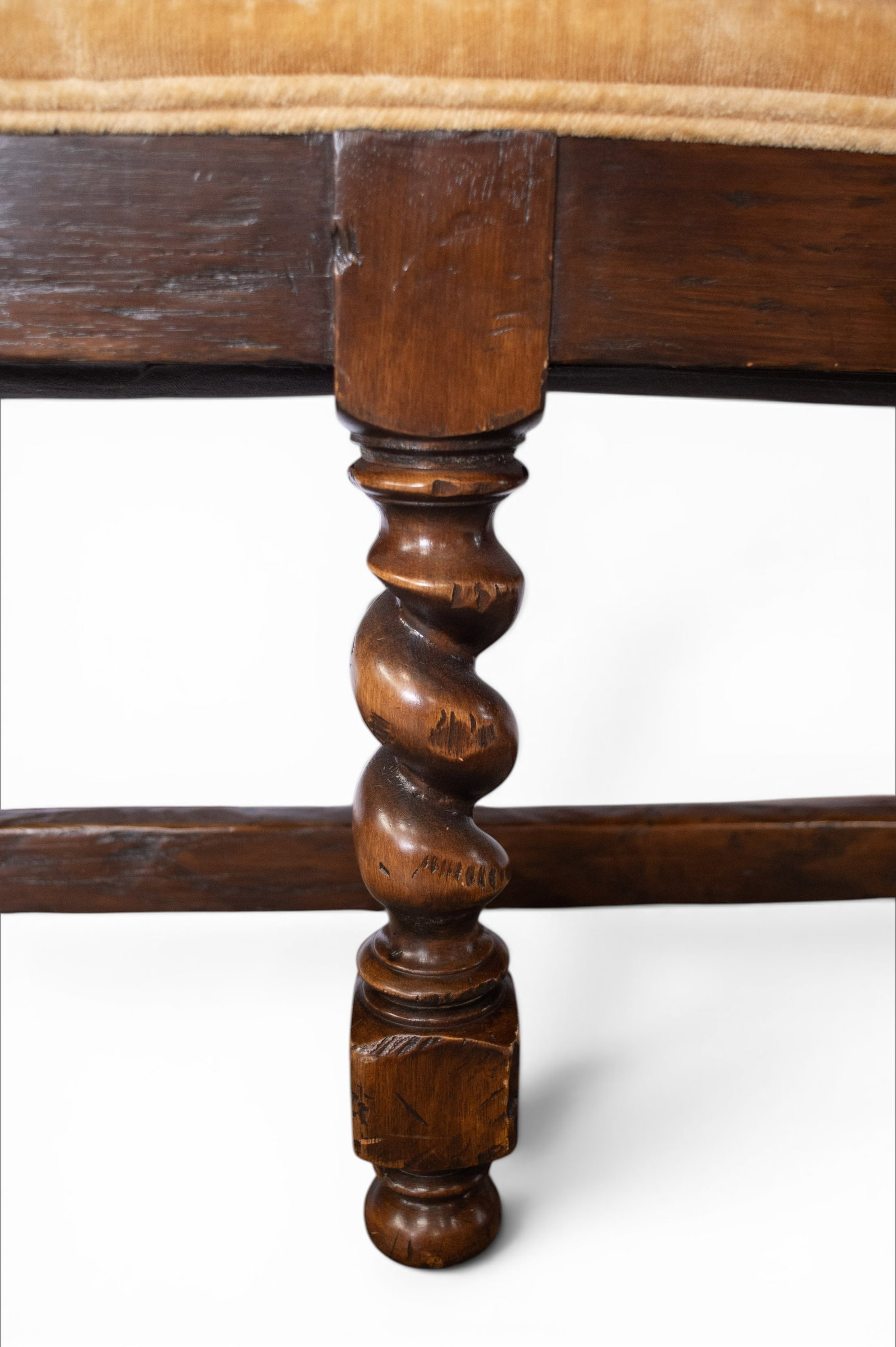 Carved Baroque Style Bench. - 2