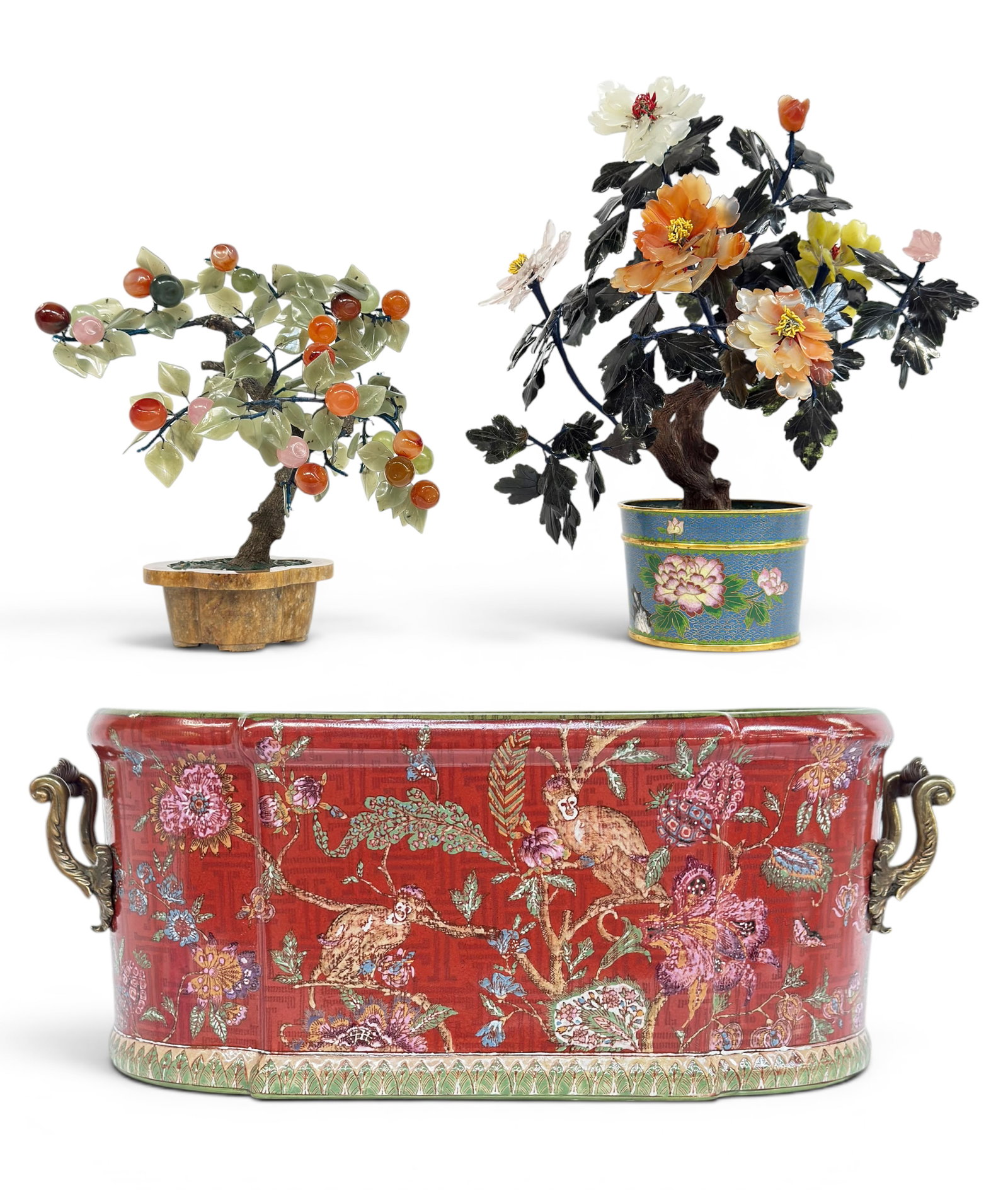 3 Chinese Items: Wong Lee Foot Bath & Stone Bonsai (1 of 16)