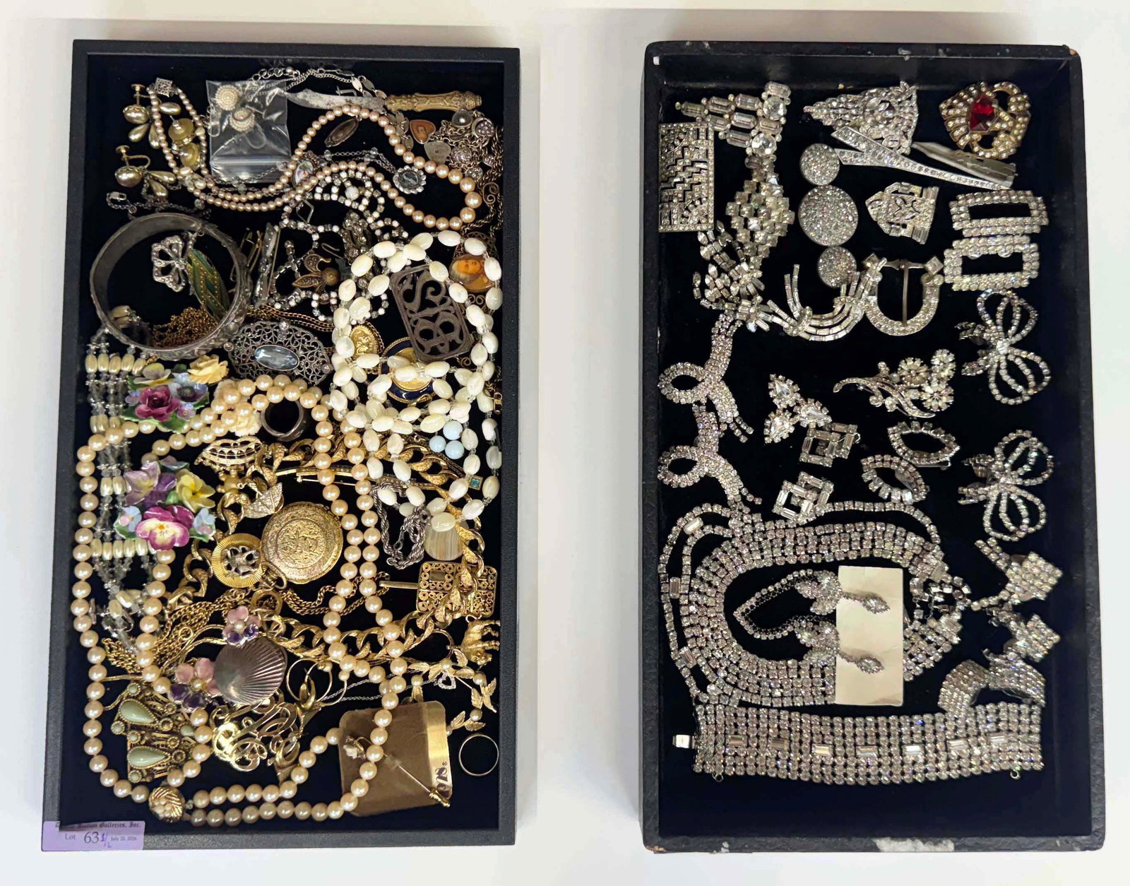 Lot Costume Jewelry - Rhinestones, Antique, Etc. (1 of 5)