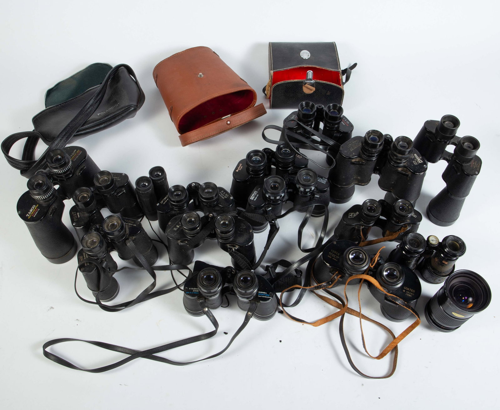 Lot of Vintage Binoculars- Tasco, Bushnell, Sears. (1 of 7)
