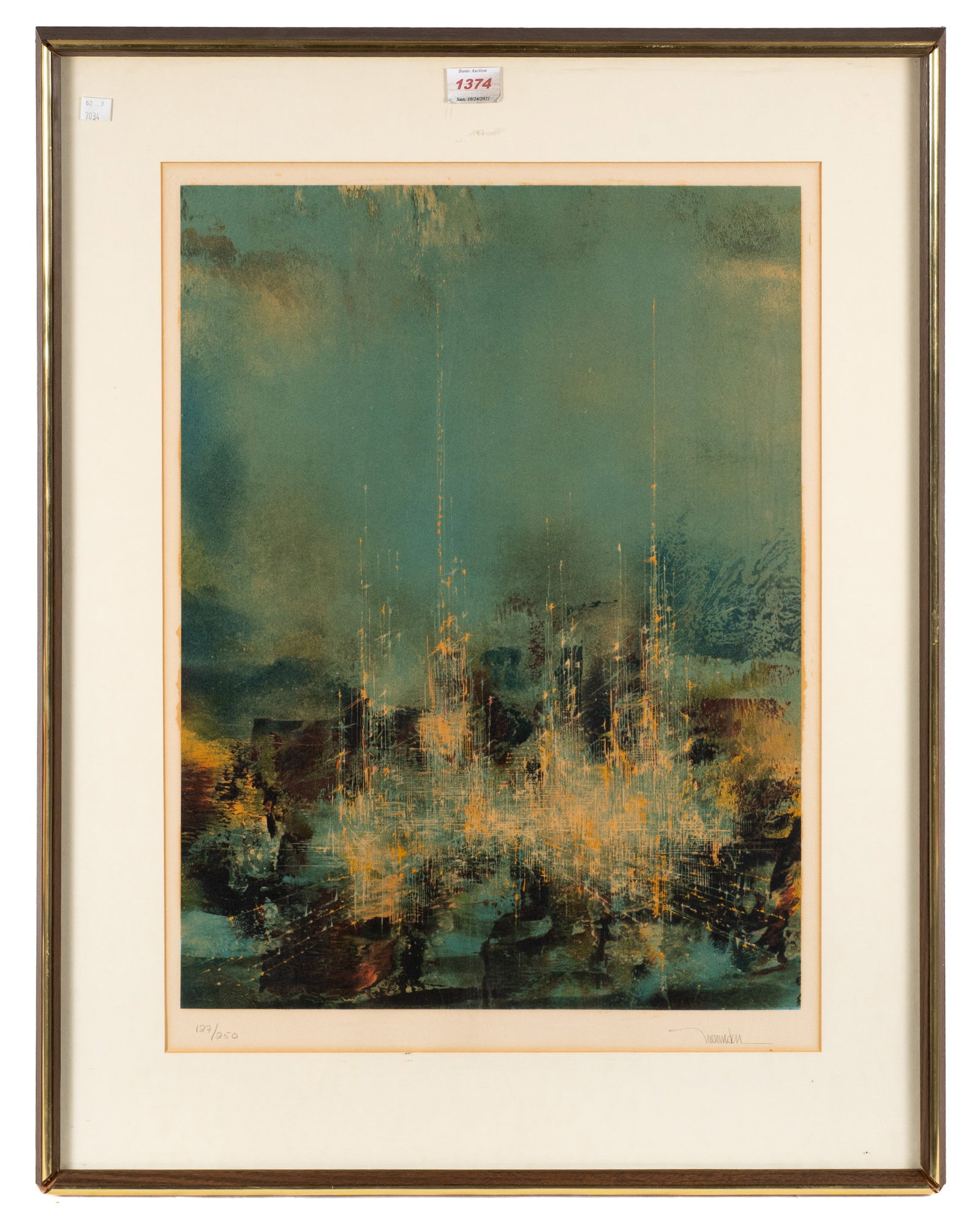 Cities II, Leonardo Nierman Lithograph.: Artist(s): Leonardo Nierman (Mexican, 1932-2023). Medium: Lithograph in colors. Signature(s): Pencil signed and numbered (127/250) in its lower margin. Paperwork/Provenance: The piece comes with a cer