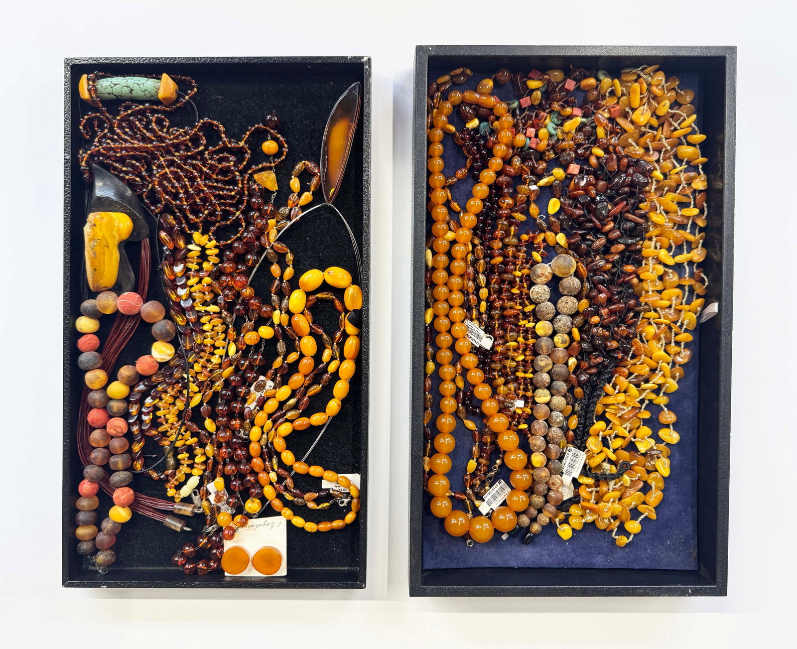 Lot of Mostly Amber Jewelry, inc. Butterscotch. (1 of 3)