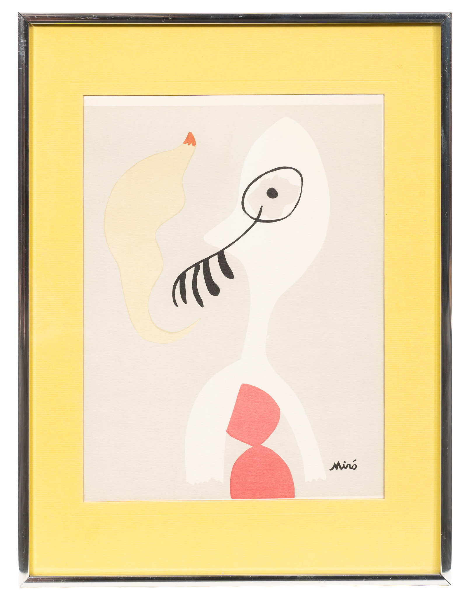 The Pipe Smoker, Lithograph After Joan Miro. (1 of 5)