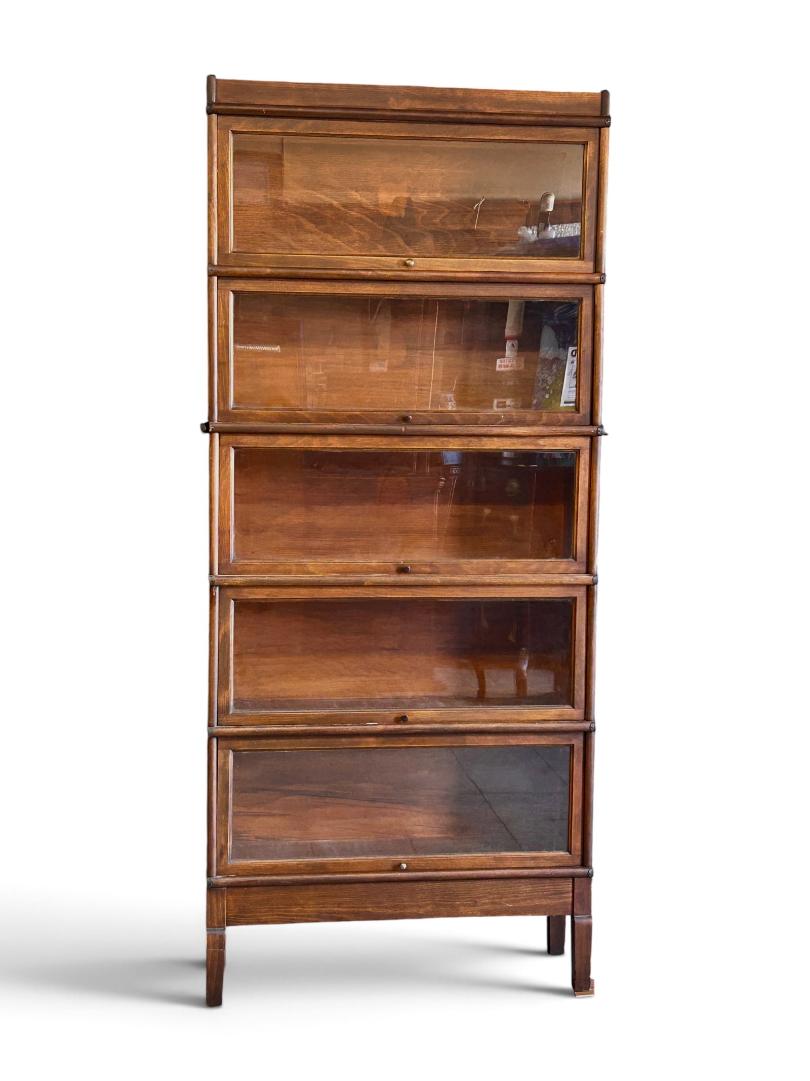 Antique Five-Stack Barrister Bookcase. - 2