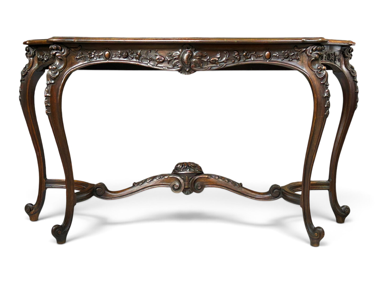 French Carved Hall Table or Console Table. - 2