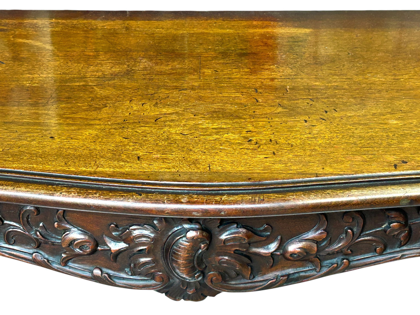 French Carved Hall Table or Console Table. - 9