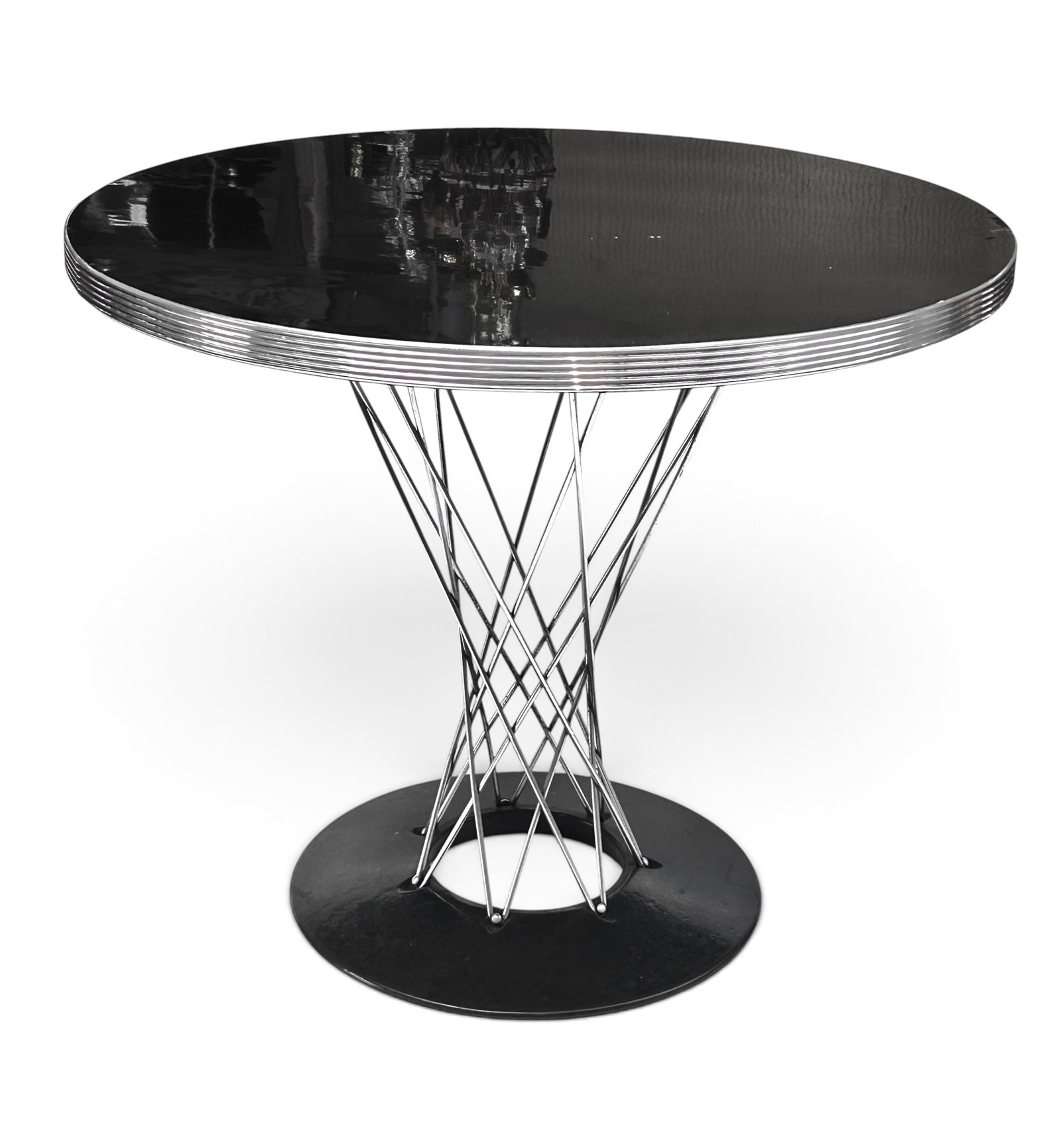 Noguchi Cyclone Round Dining Table. - 3
