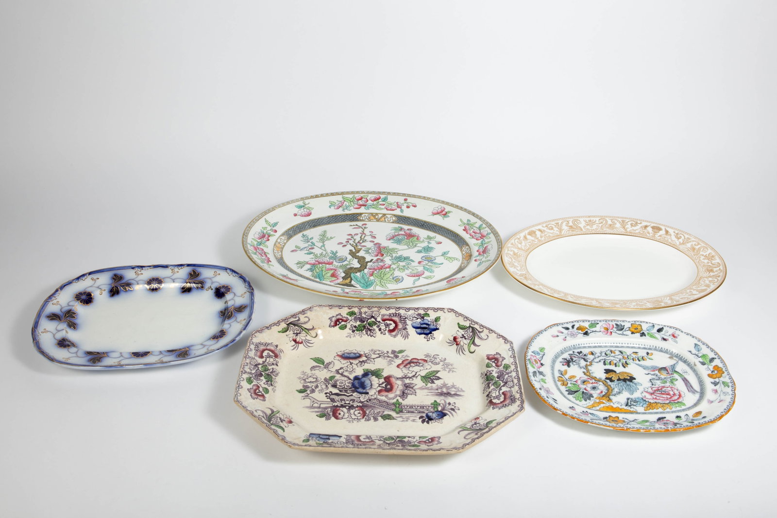 Lot of 5 Platters, Mostly Vintage- Wedgwood, etc. (1 of 16)