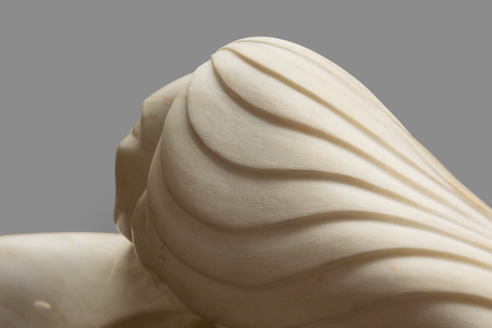 Michel Beauvais Marble Mohawk Indian w/ Owl. - 7