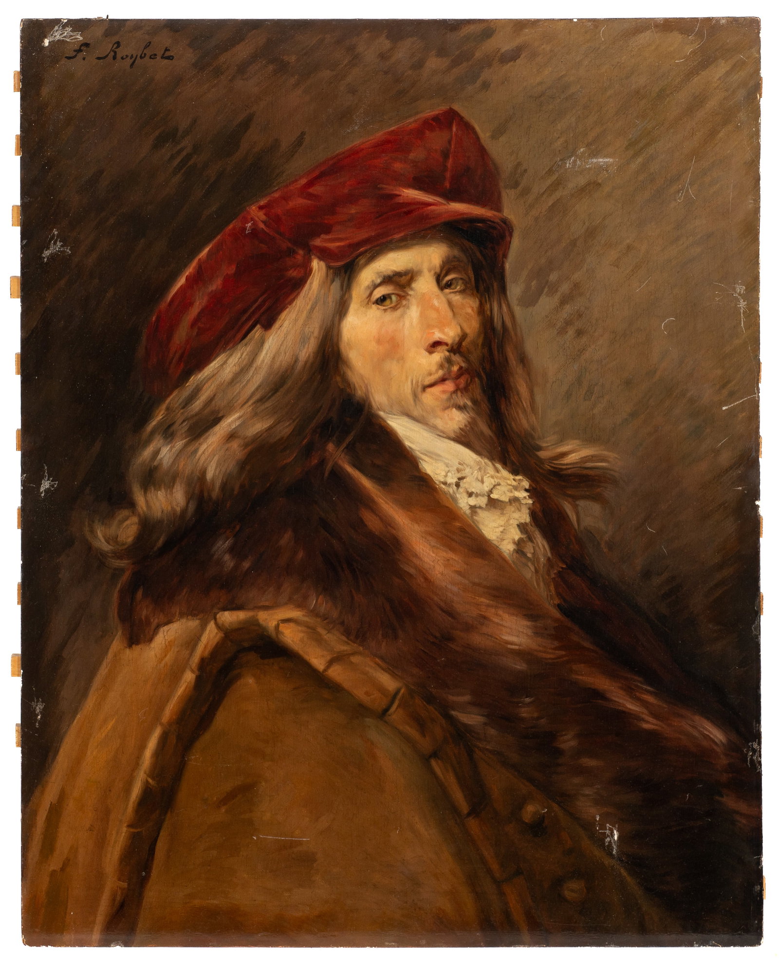 Antique Portrait of a Gentleman, Ferdinand Roybet. (1 of 7)
