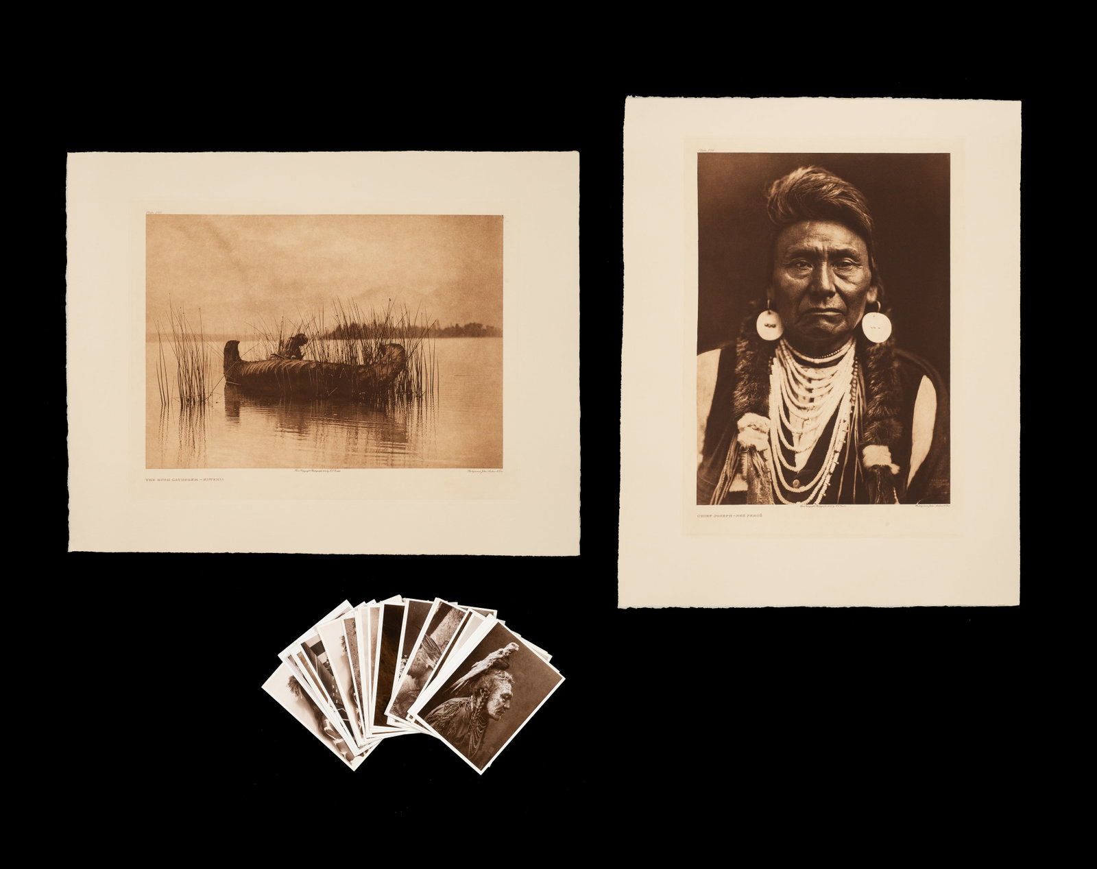 Lot of Curtis Photogravures & Asuza Postcards. (1 of 13)