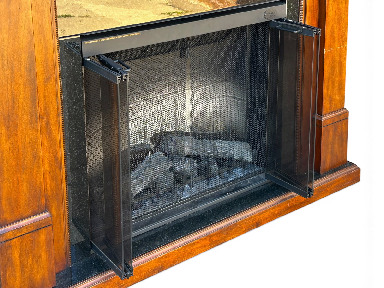 Dimplex Multi Fire Electric Fireplace w/ Mantel. - 2