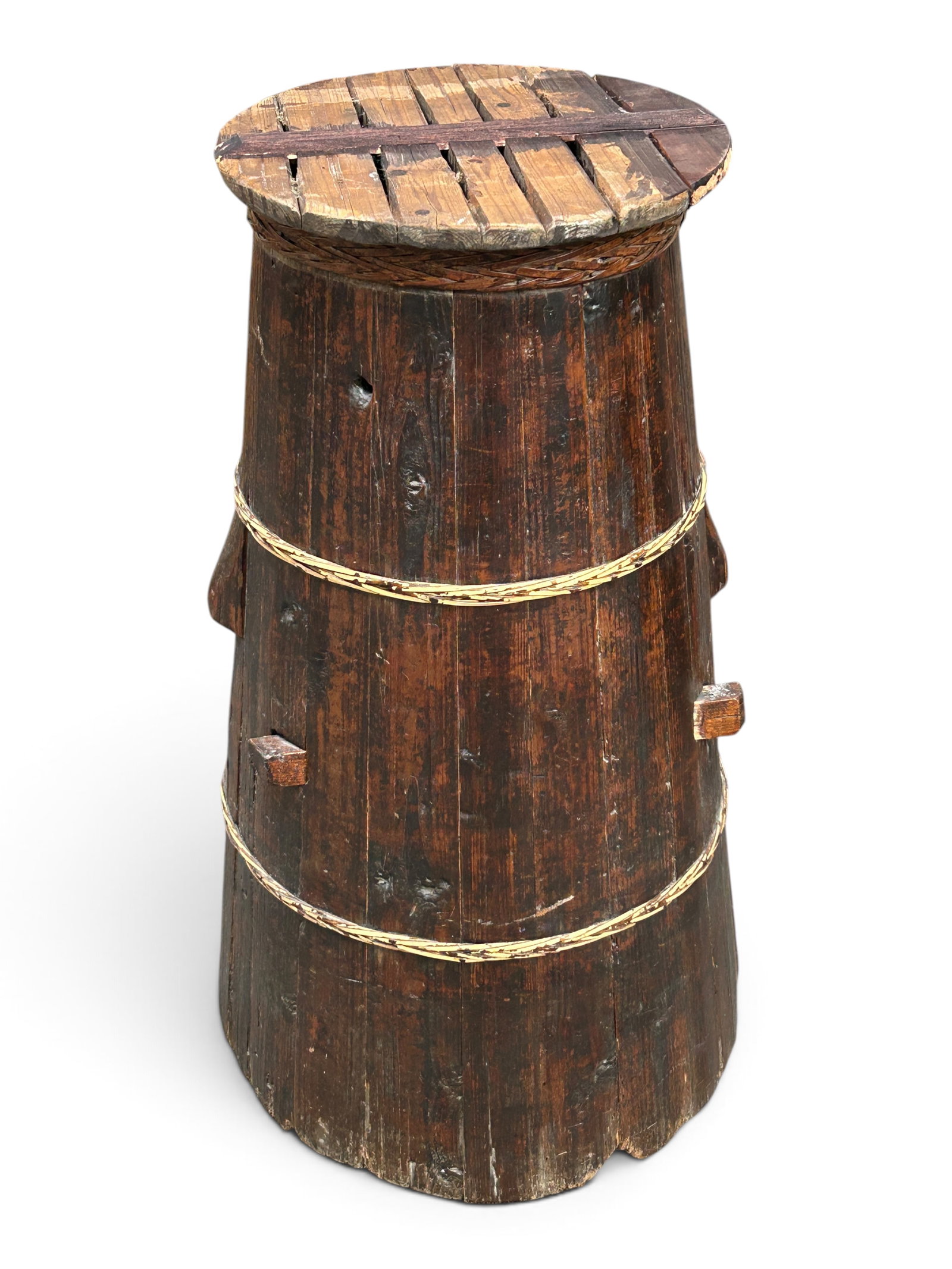 Antique Chinese Child Minder Baby Warmer Barrel. (1 of 13)