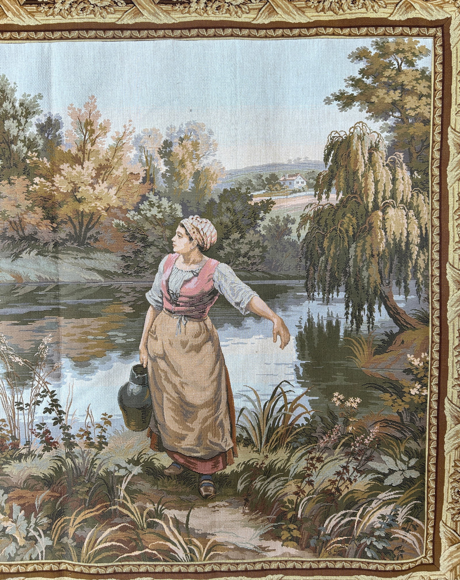 3' 9" x 5' 1" Tapestry. - 2