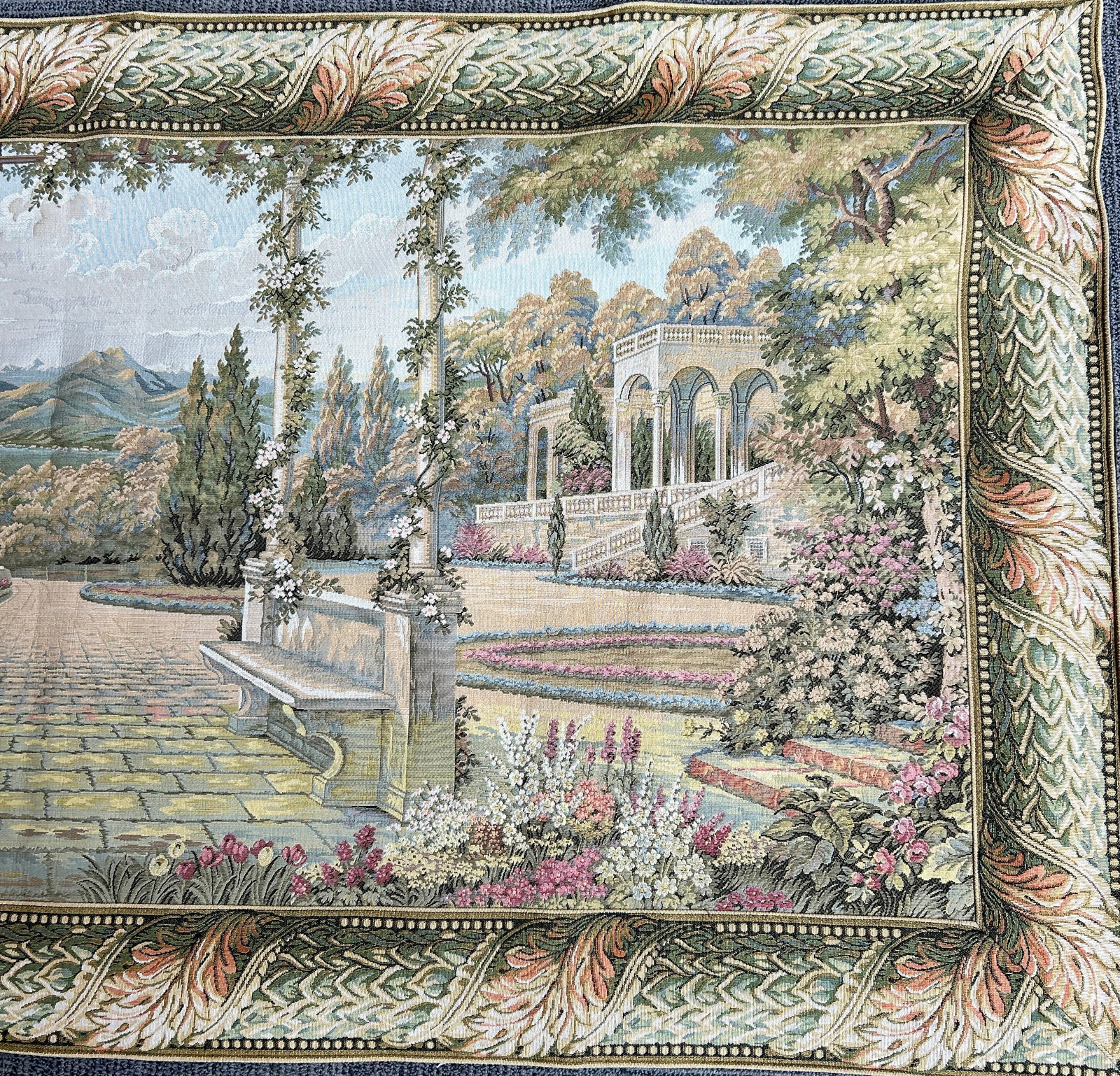3' 2" x 6' 4" Tapestry. - 2