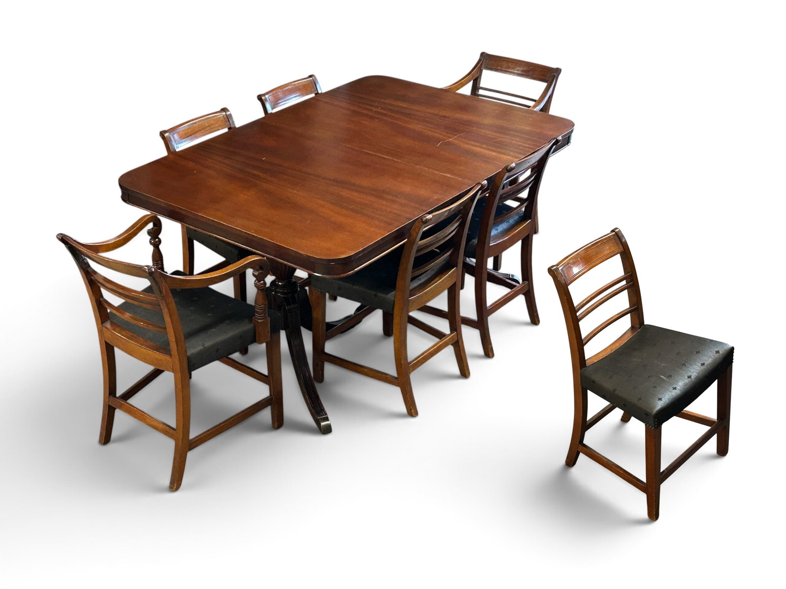 Mahogany Dining Table & 7 Chairs. (1 of 20)