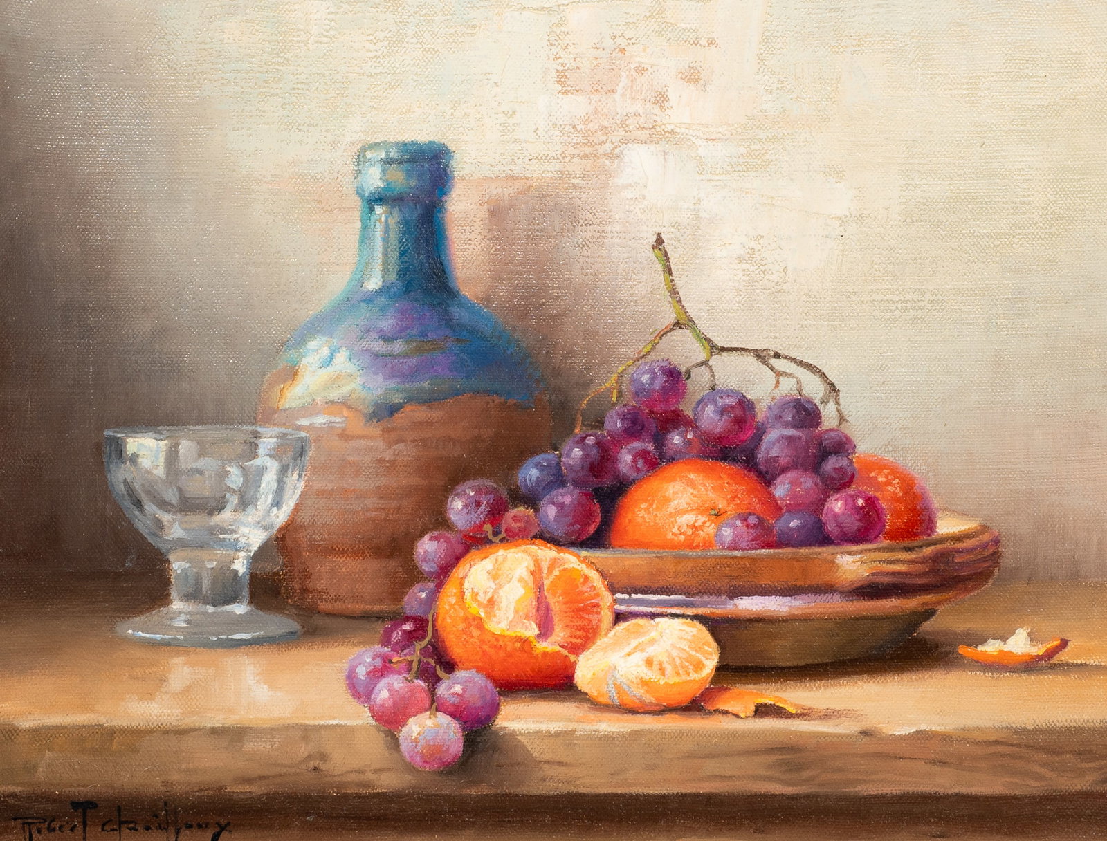 Still Life Painting with Fruit by Robert Chailloux (1 of 5)