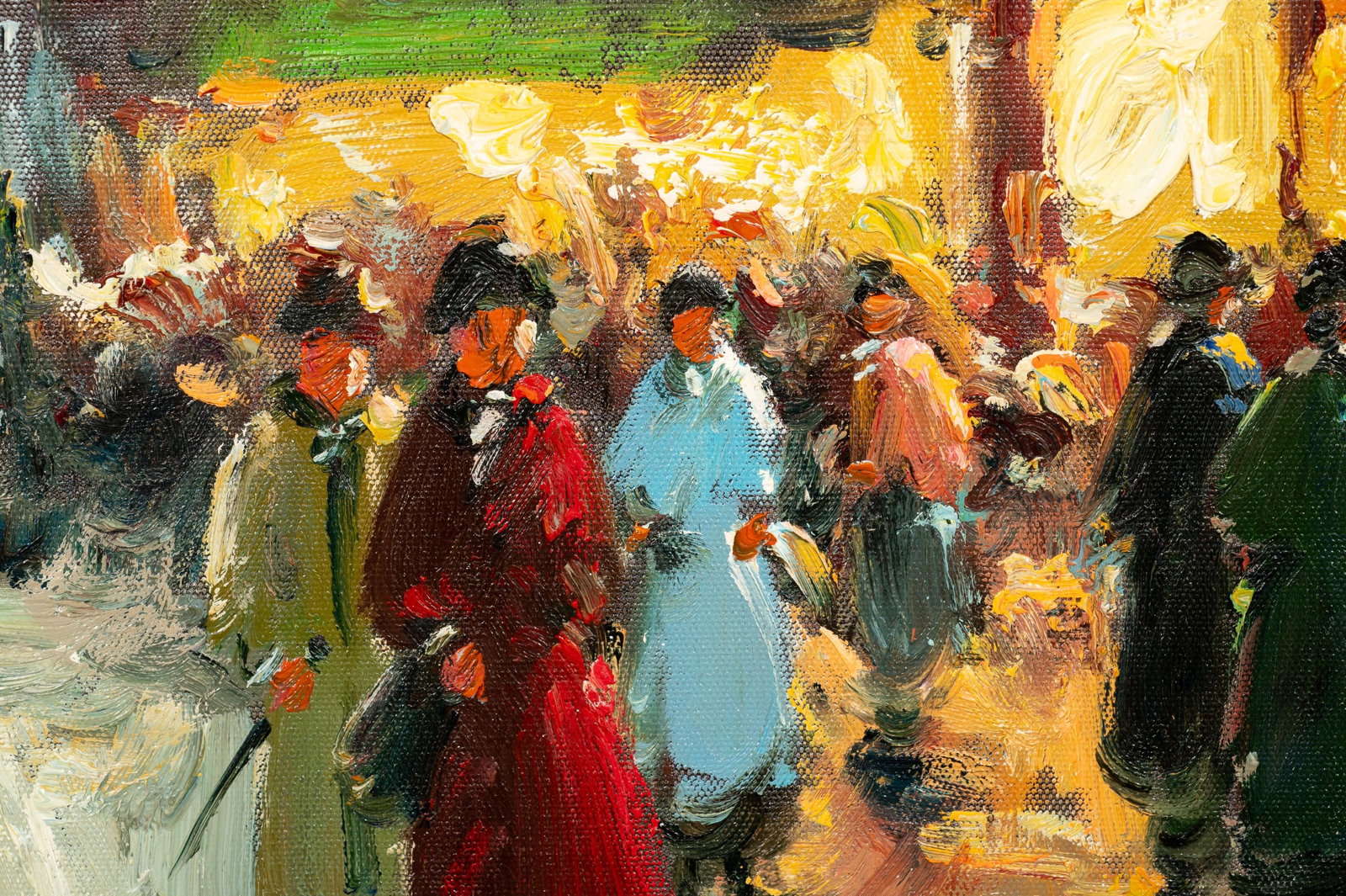 French Impressionist Street Scene, Signed. - 3