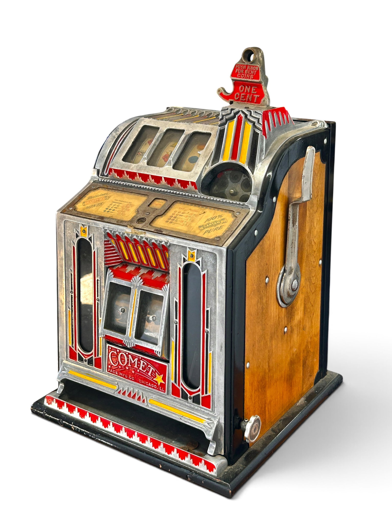 Pace Comet Vintage 1 Cent Slot Machine. (1 of 12)